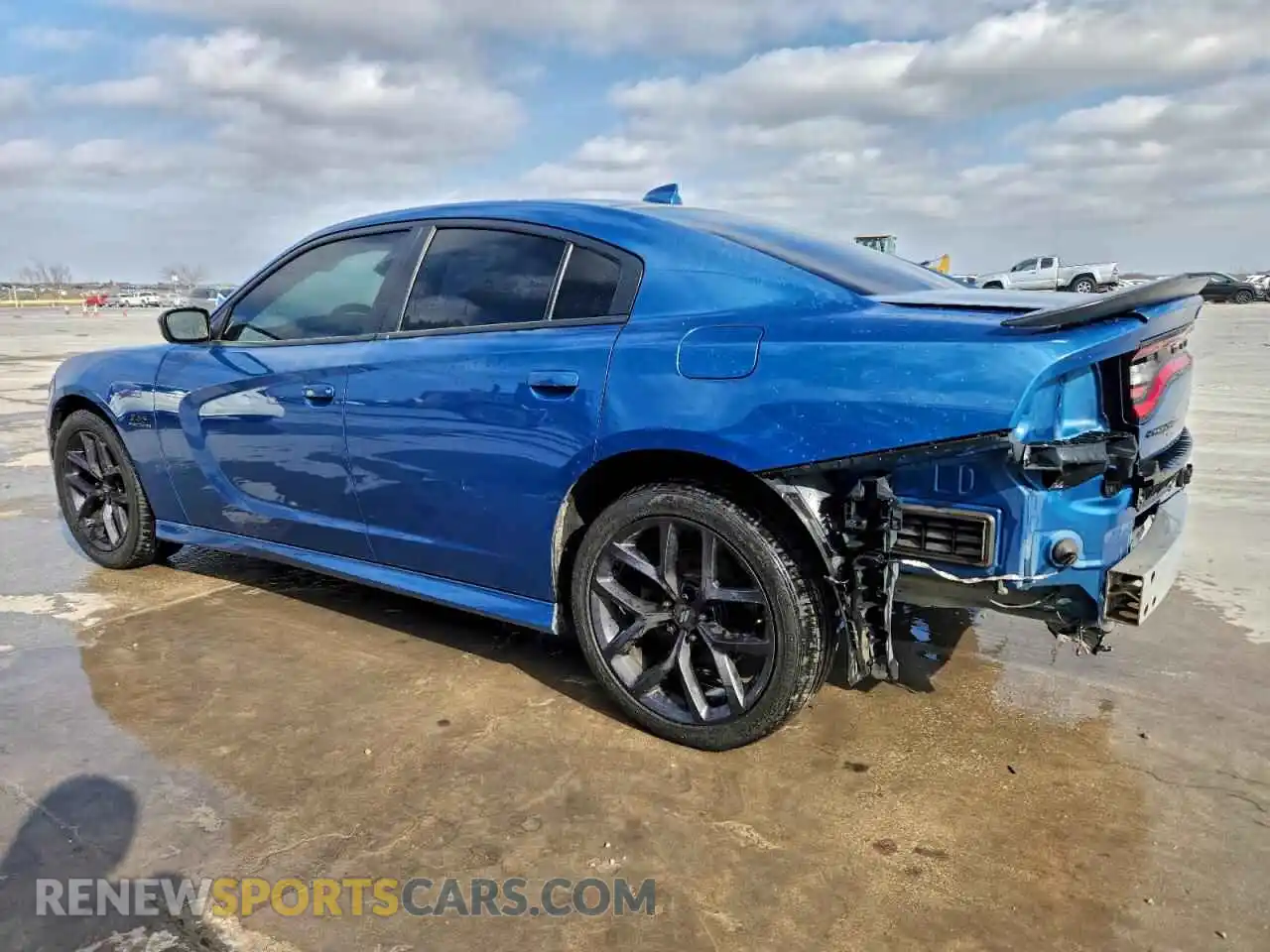 2 Photograph of a damaged car 2C3CDXCT6MH553421 DODGE CHARGER 2021