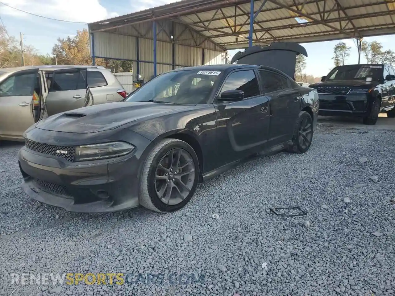 1 Photograph of a damaged car 2C3CDXCT6MH598052 DODGE CHARGER 2021