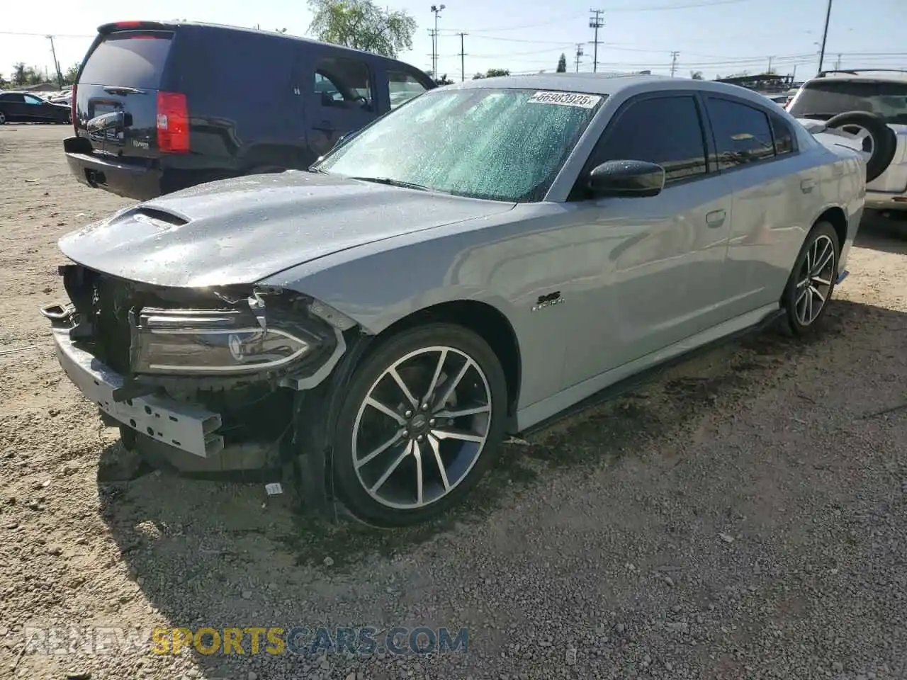 1 Photograph of a damaged car 2C3CDXCT6MH675132 DODGE CHARGER 2021