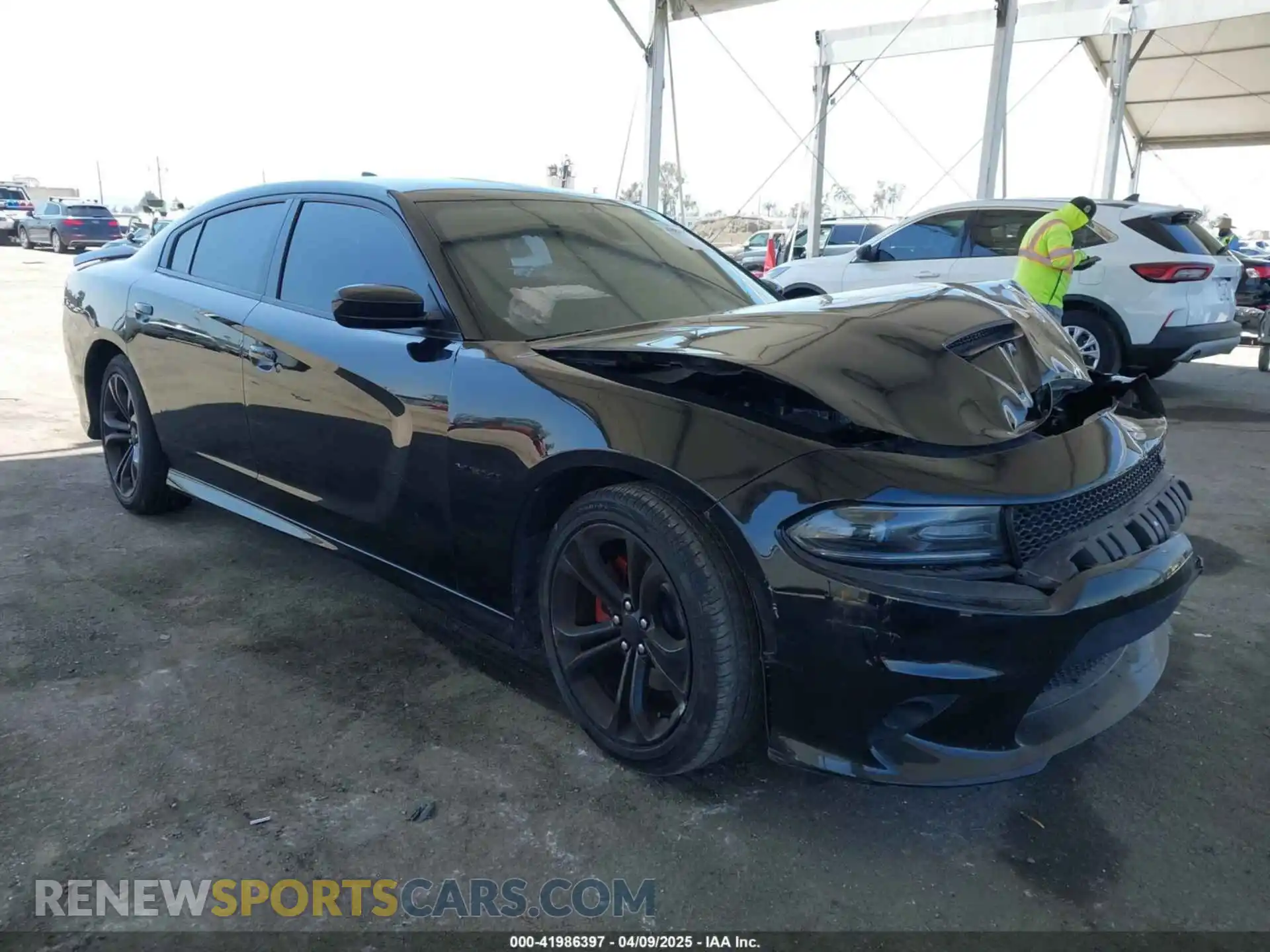 1 Photograph of a damaged car 2C3CDXCT7MH547854 DODGE CHARGER 2021