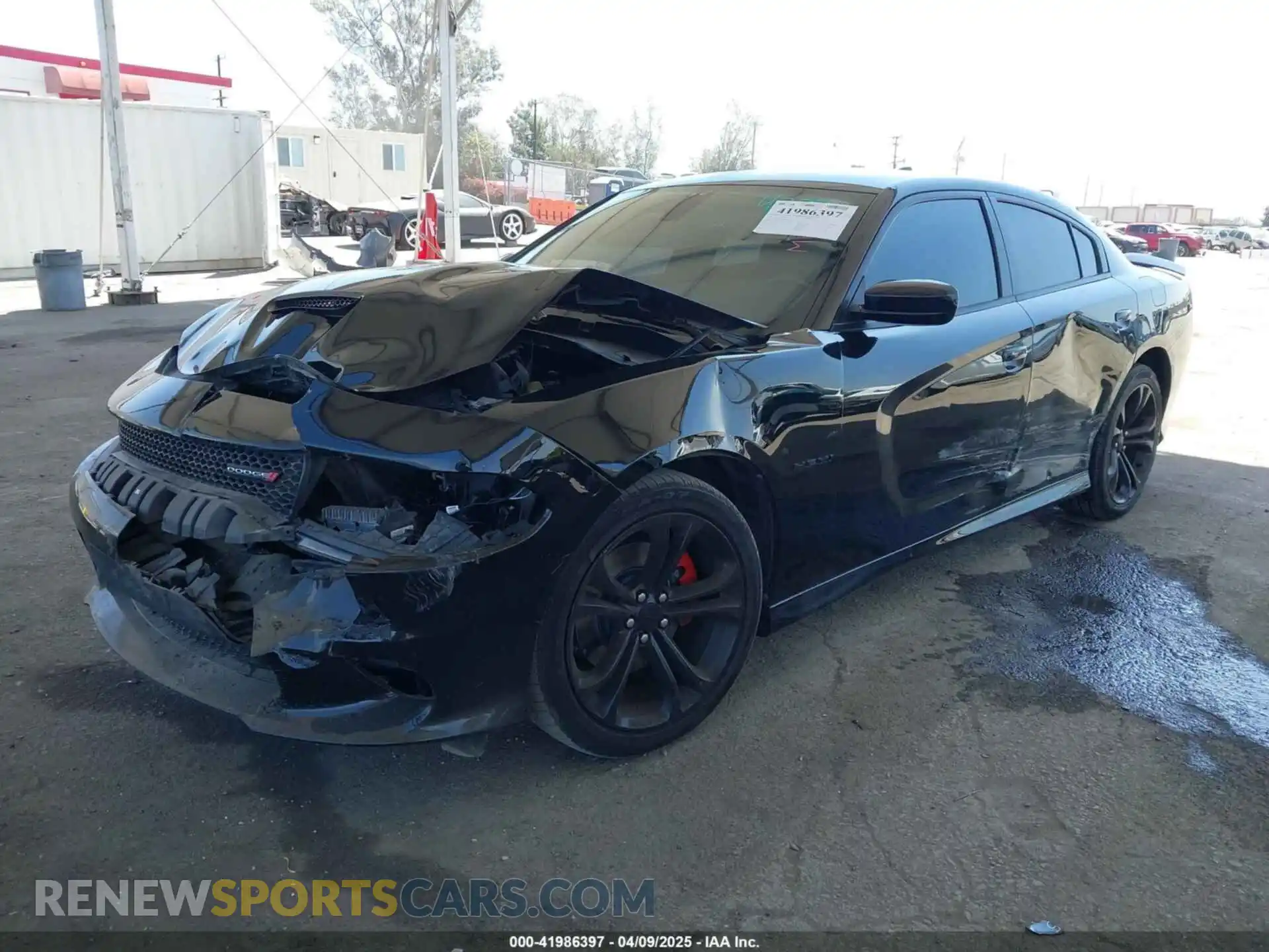 2 Photograph of a damaged car 2C3CDXCT7MH547854 DODGE CHARGER 2021