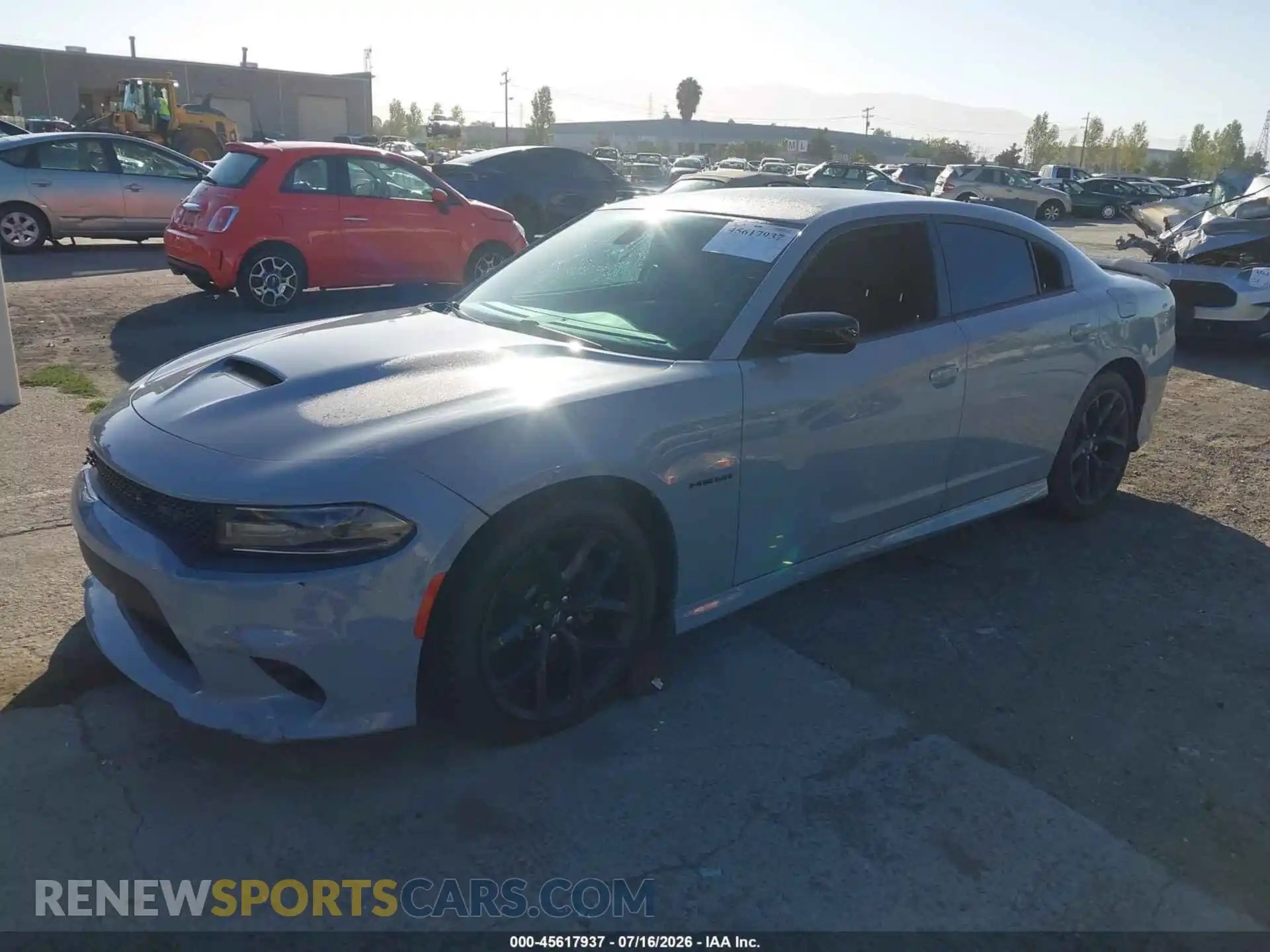 2 Photograph of a damaged car 2C3CDXCT7MH574553 DODGE CHARGER 2021