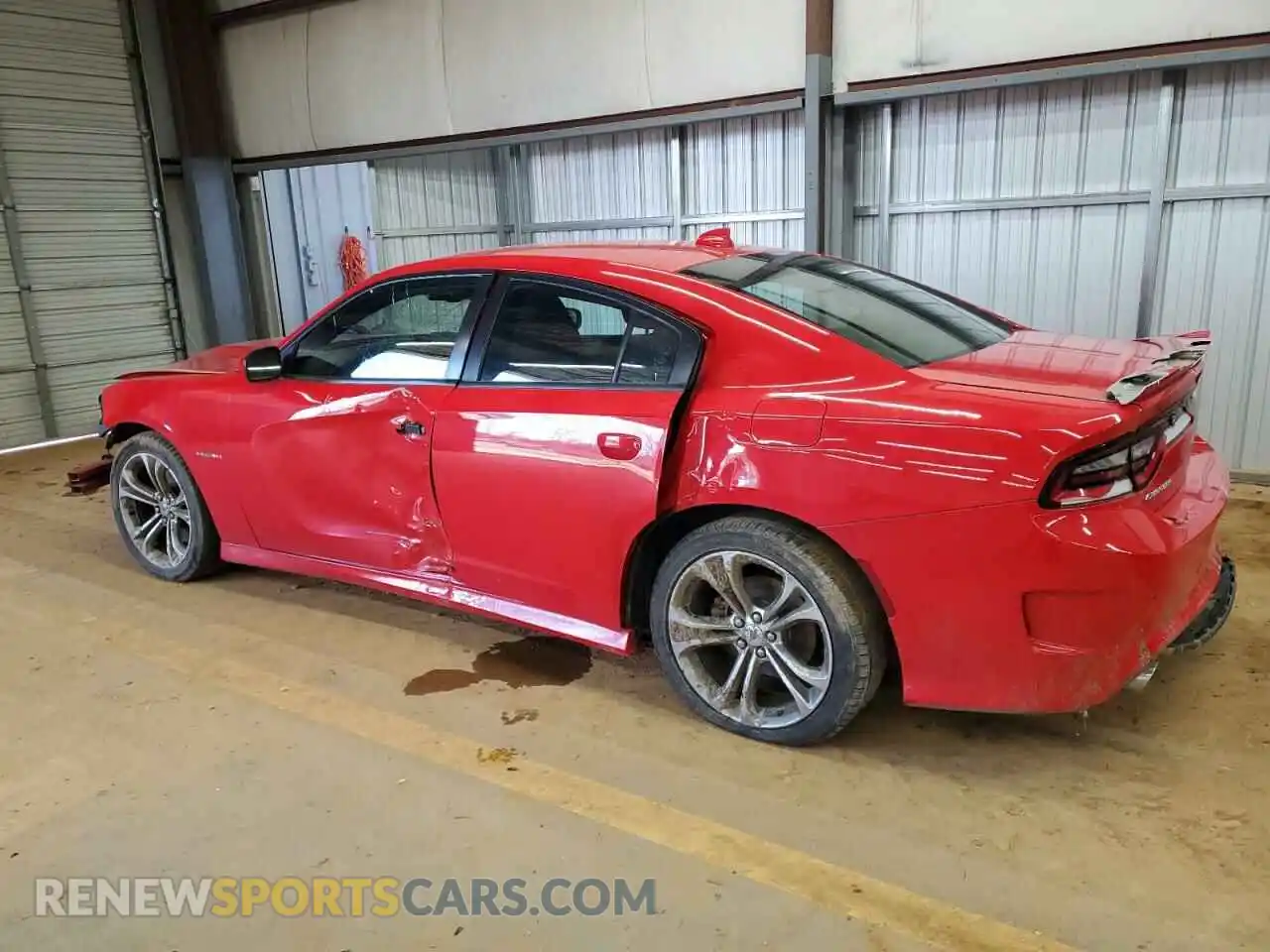 2 fotografías del automóvil dañado 2C3CDXCT7MH584127 DODGE CHARGER 2021