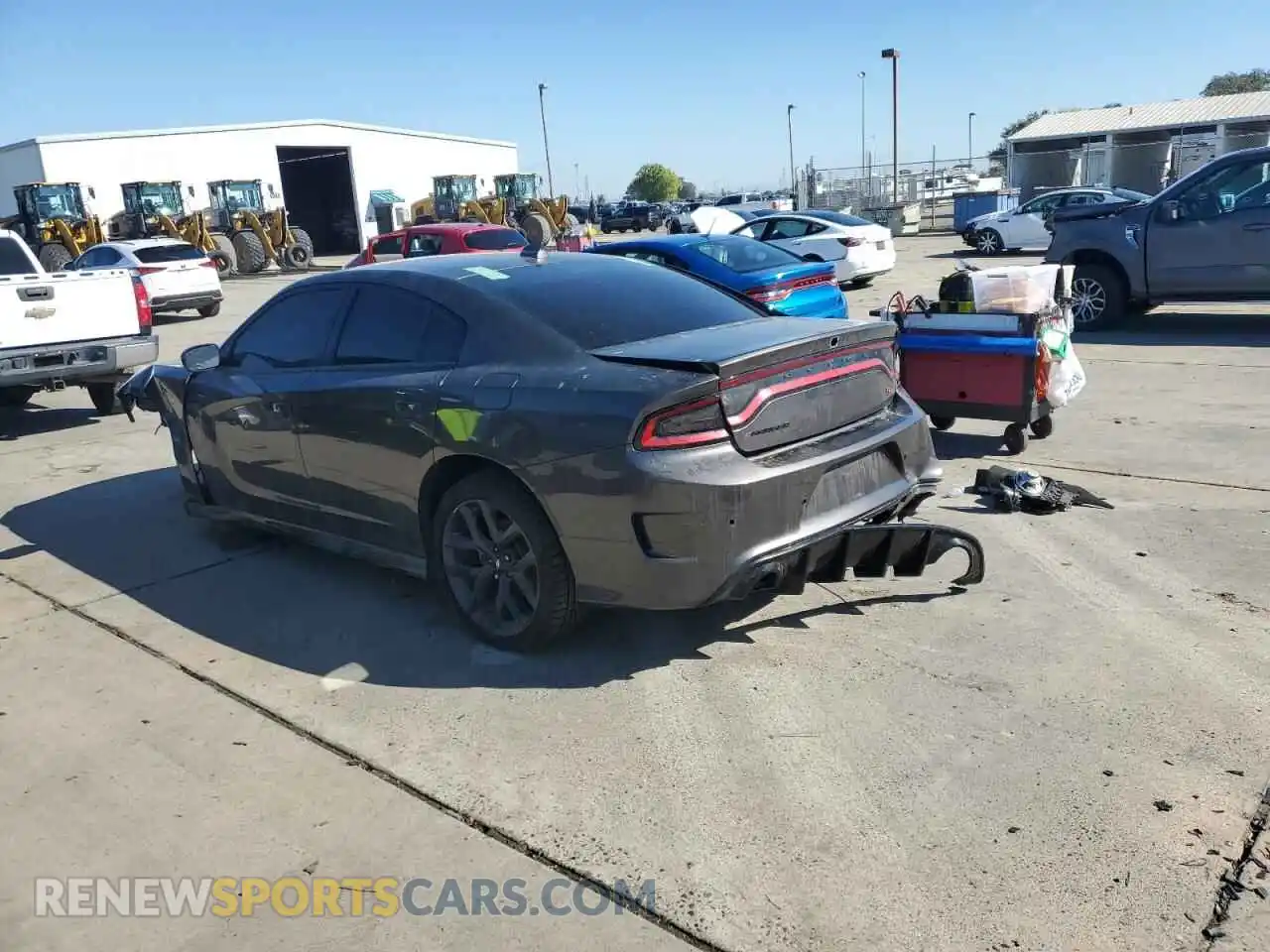 2 Photograph of a damaged car 2C3CDXCT7MH588131 DODGE CHARGER 2021