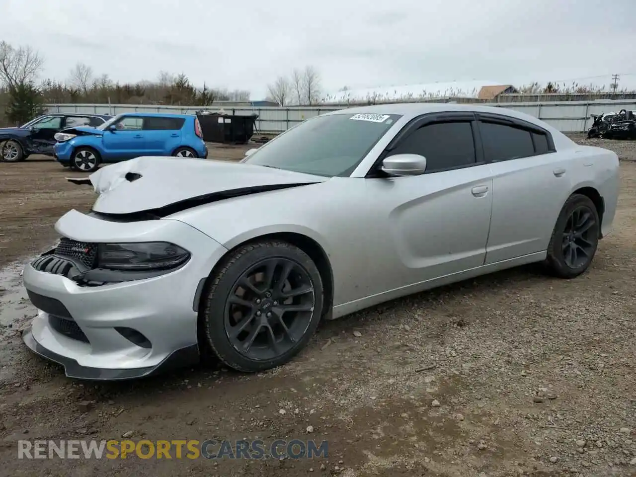 1 Photograph of a damaged car 2C3CDXCT7MH594513 DODGE CHARGER 2021