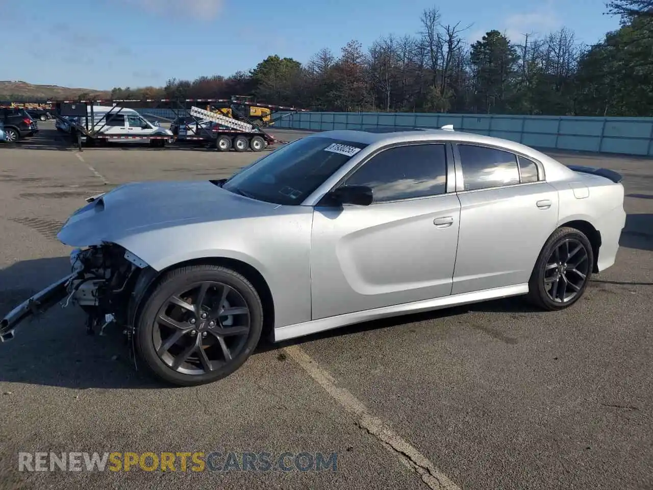 1 Photograph of a damaged car 2C3CDXCT7MH632872 DODGE CHARGER 2021