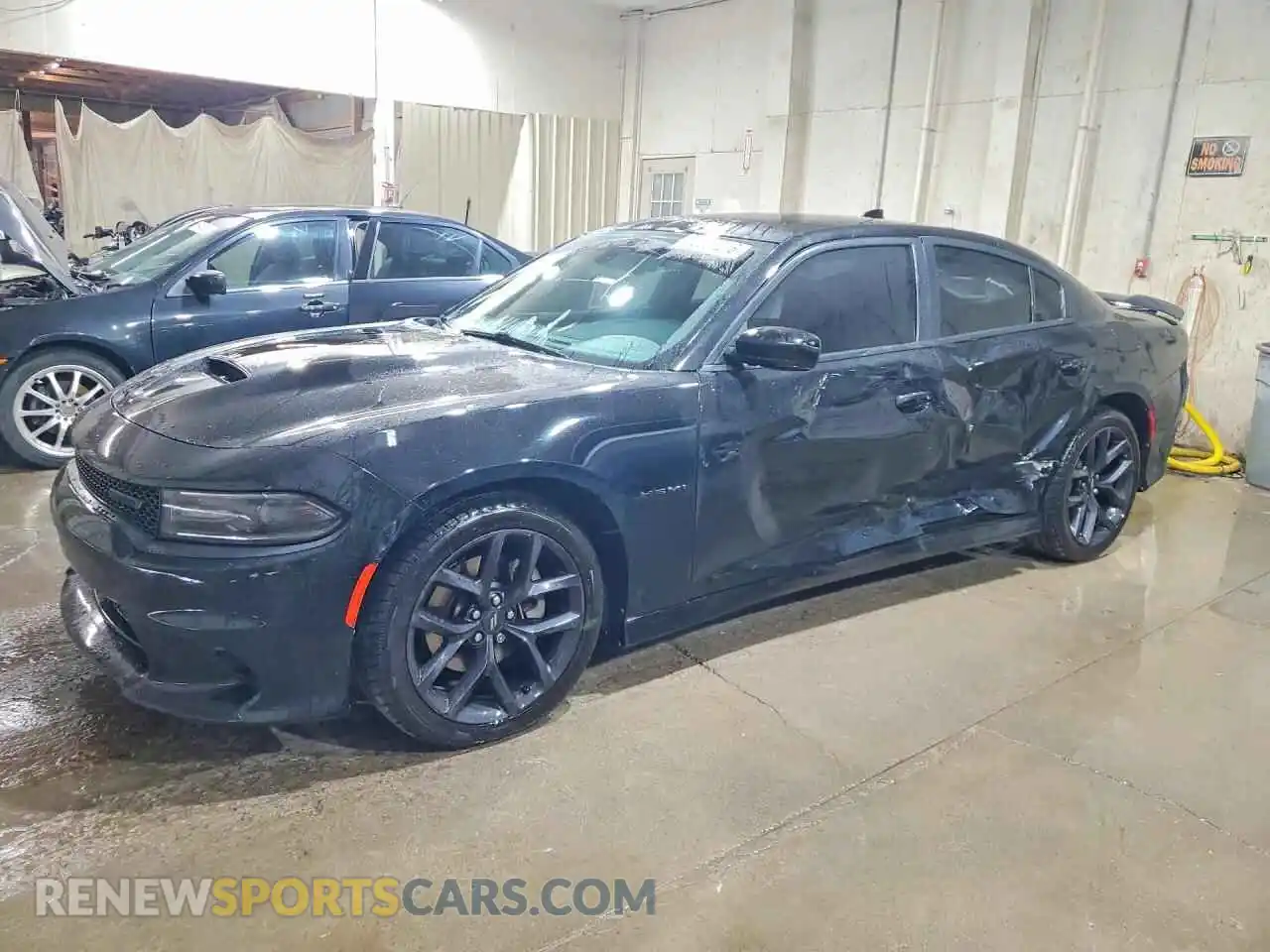1 Photograph of a damaged car 2C3CDXCT7MH652538 DODGE CHARGER 2021