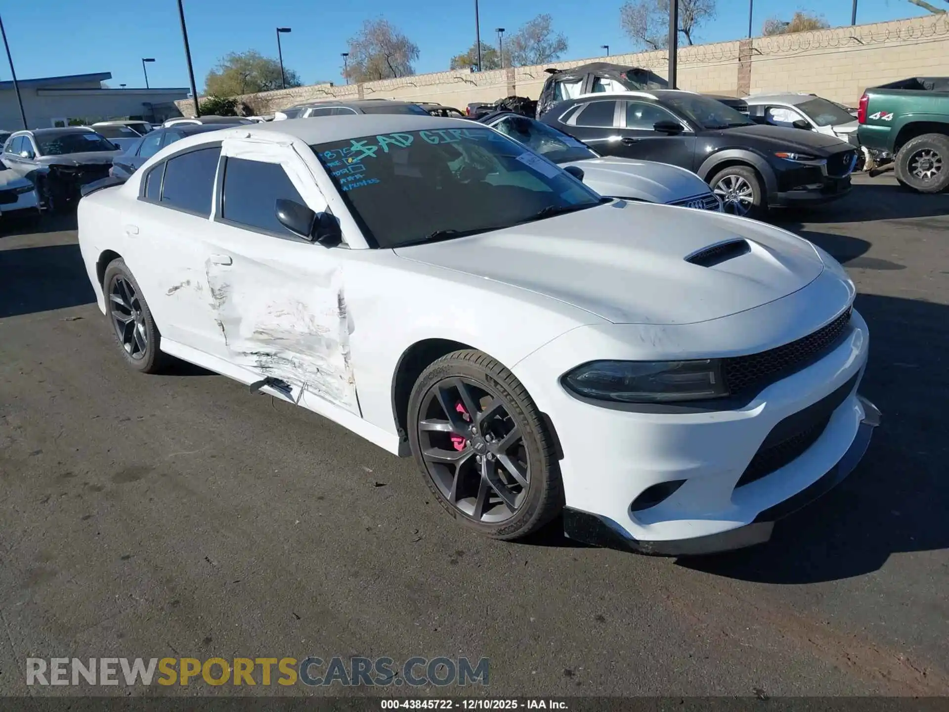 1 Photograph of a damaged car 2C3CDXCT7MH653303 DODGE CHARGER 2021