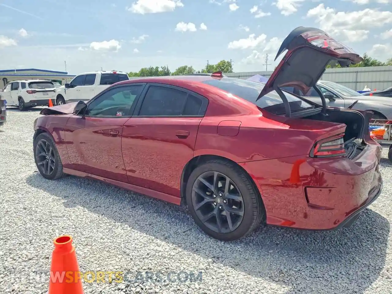 2 Photograph of a damaged car 2C3CDXCT7MH684566 DODGE CHARGER 2021