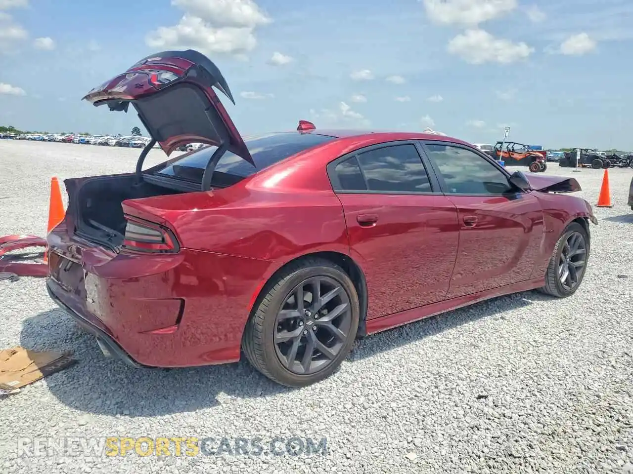 3 Photograph of a damaged car 2C3CDXCT7MH684566 DODGE CHARGER 2021