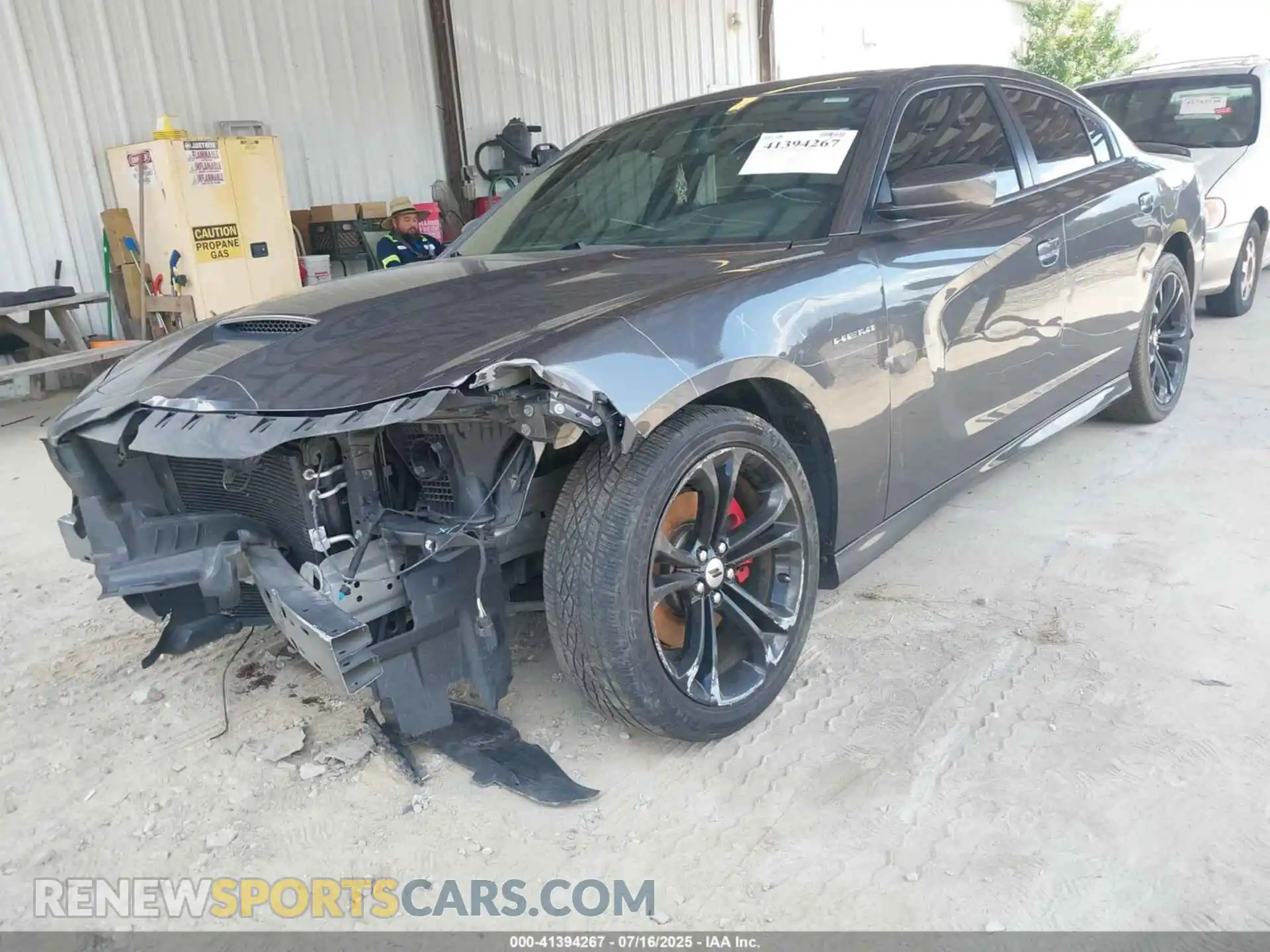 2 Photograph of a damaged car 2C3CDXCT8MH521960 DODGE CHARGER 2021