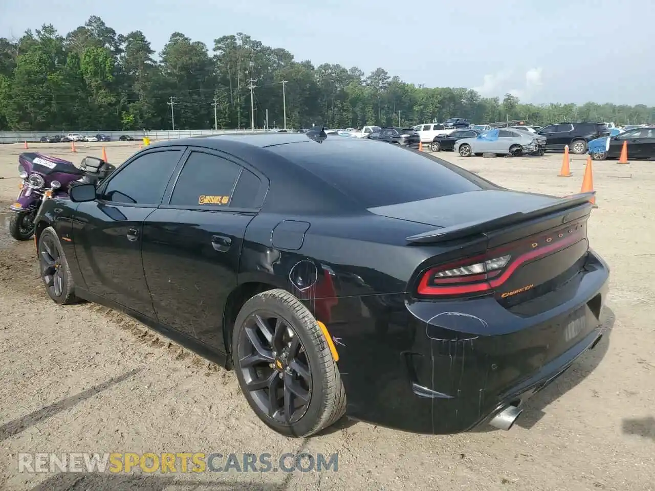 2 Photograph of a damaged car 2C3CDXCT8MH557003 DODGE CHARGER 2021