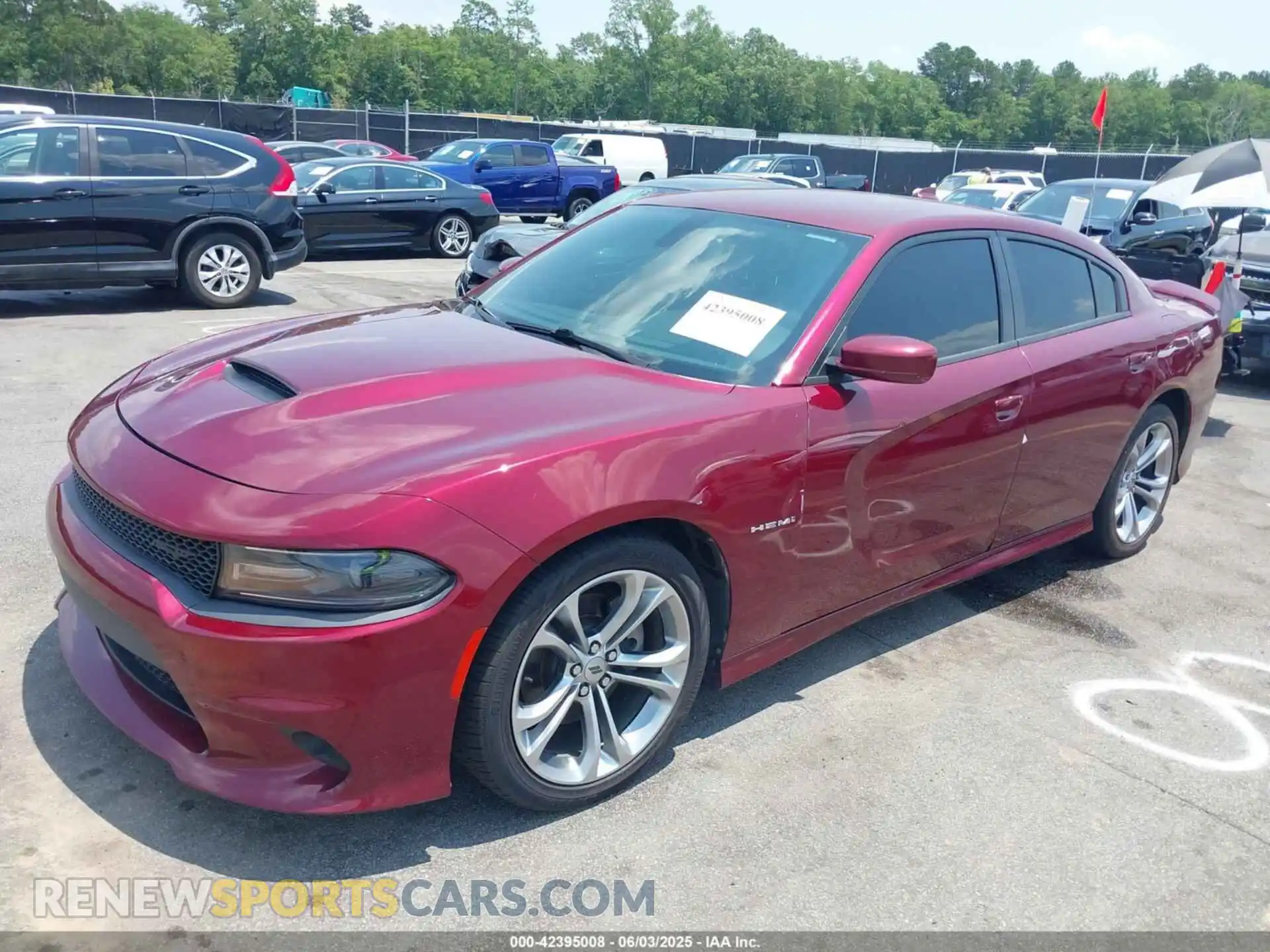 2 Photograph of a damaged car 2C3CDXCT8MH579390 DODGE CHARGER 2021