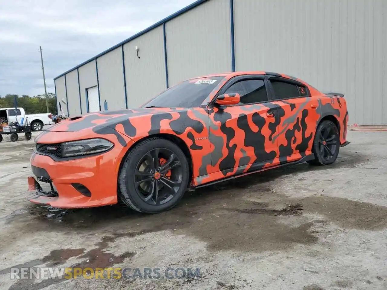 1 Photograph of a damaged car 2C3CDXCT8MH588509 DODGE CHARGER 2021