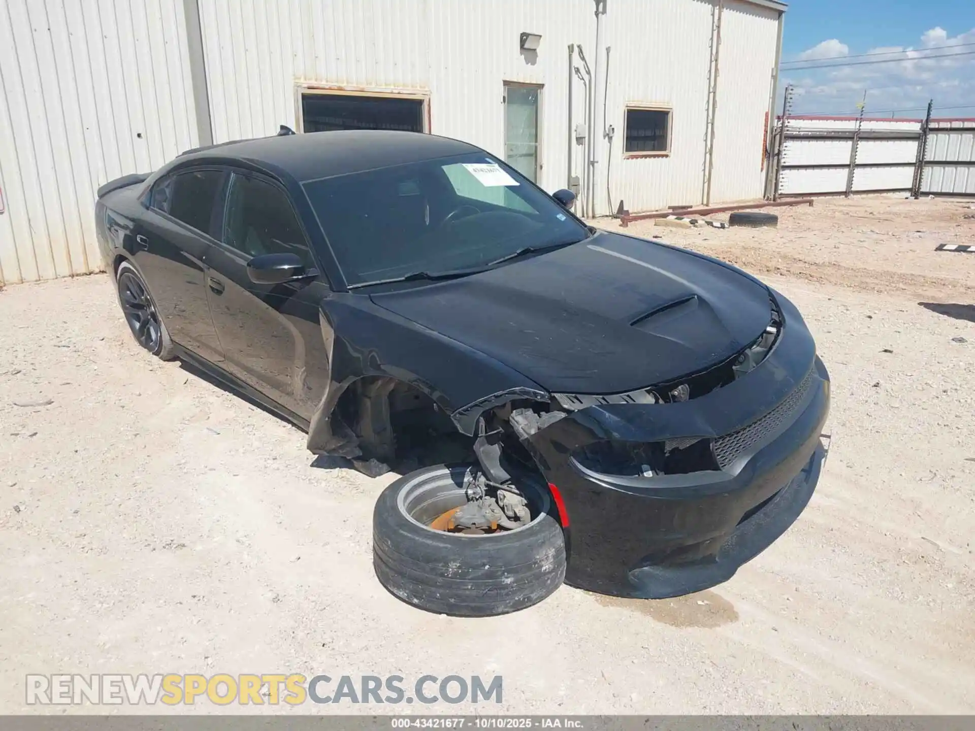 1 Photograph of a damaged car 2C3CDXCT8MH594732 DODGE CHARGER 2021