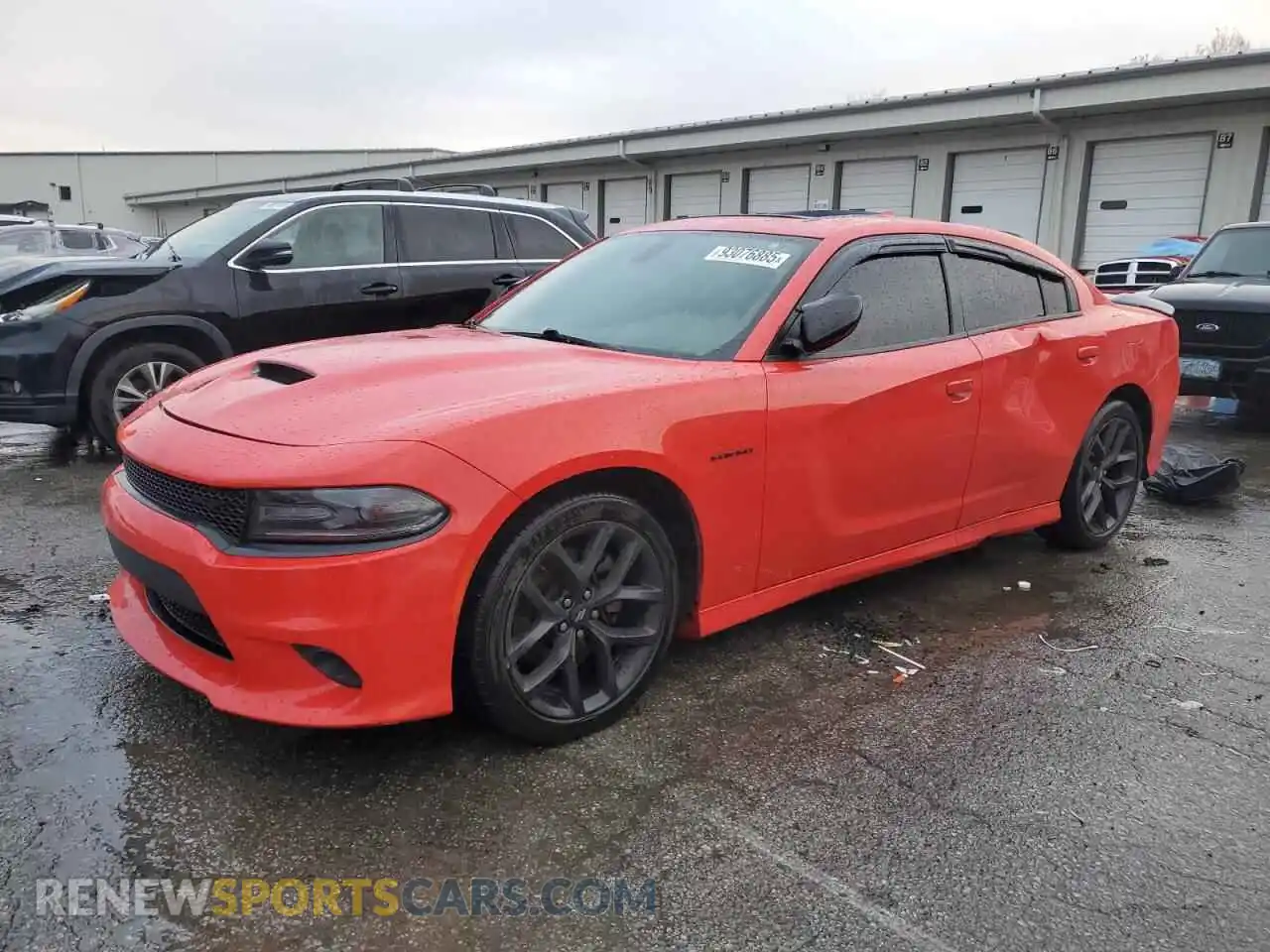 1 Photograph of a damaged car 2C3CDXCT8MH622867 DODGE CHARGER 2021