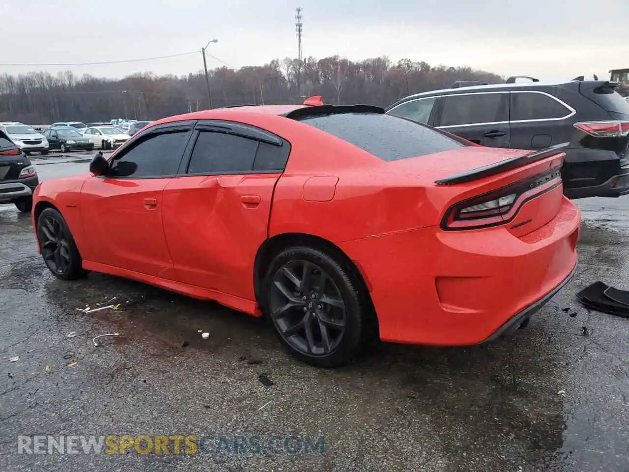 2 Photograph of a damaged car 2C3CDXCT8MH622867 DODGE CHARGER 2021