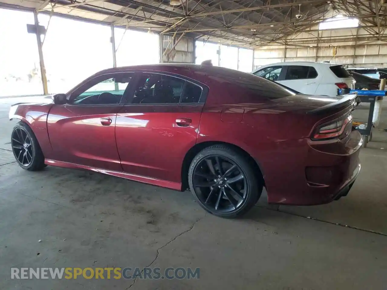2 Photograph of a damaged car 2C3CDXCT8MH645565 DODGE CHARGER 2021