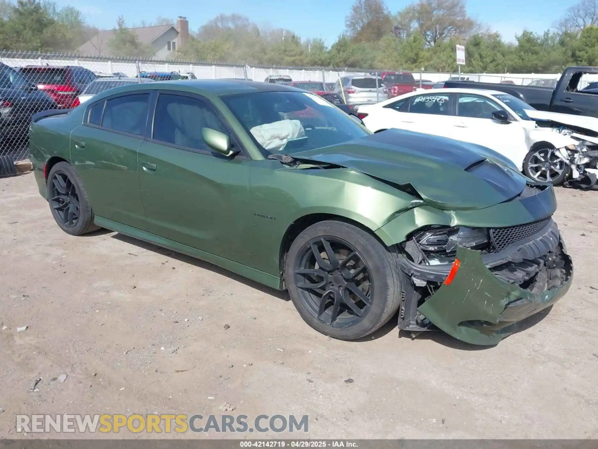 1 Photograph of a damaged car 2C3CDXCT9MH569743 DODGE CHARGER 2021