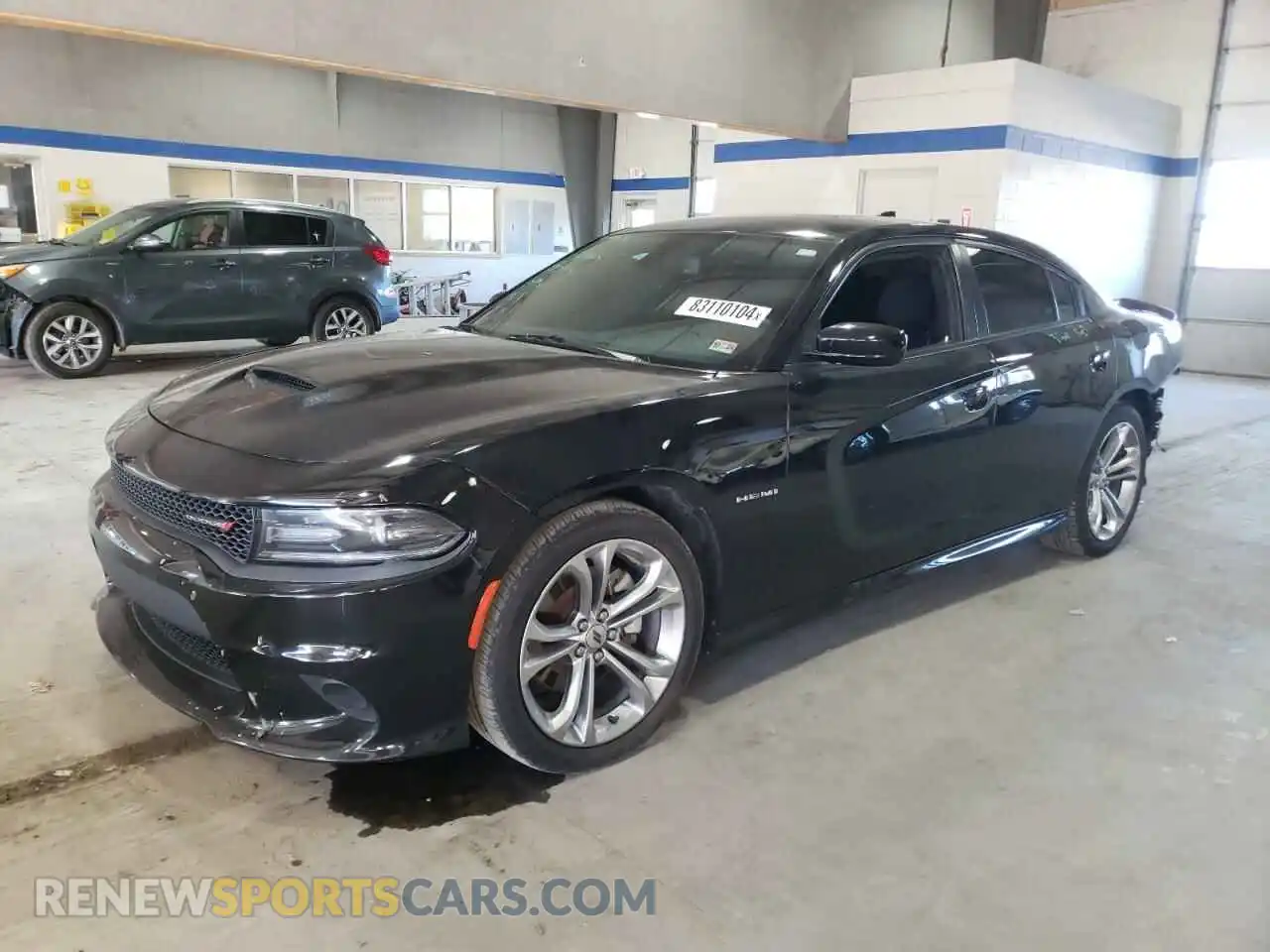 1 Photograph of a damaged car 2C3CDXCT9MH574182 DODGE CHARGER 2021