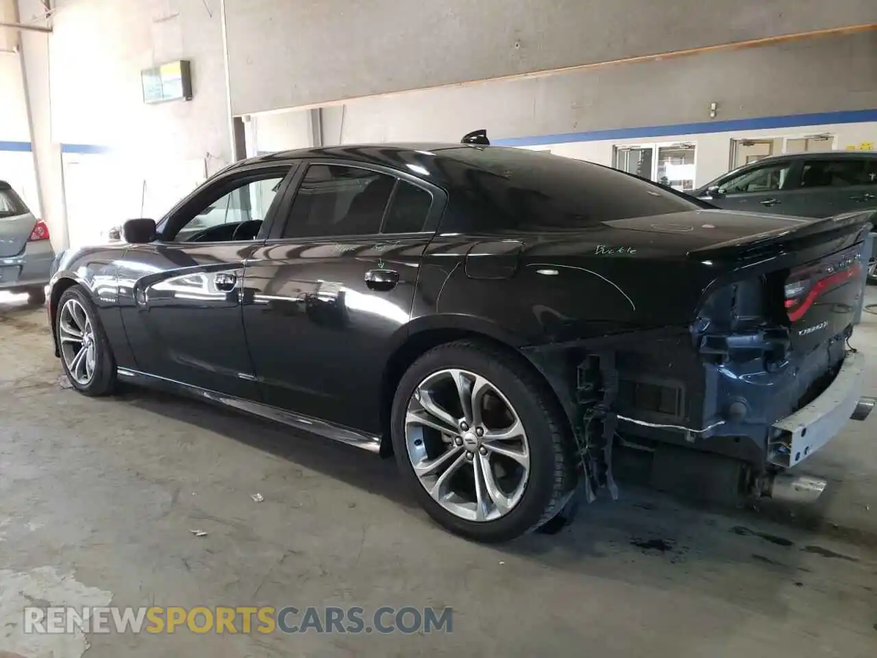 2 Photograph of a damaged car 2C3CDXCT9MH574182 DODGE CHARGER 2021