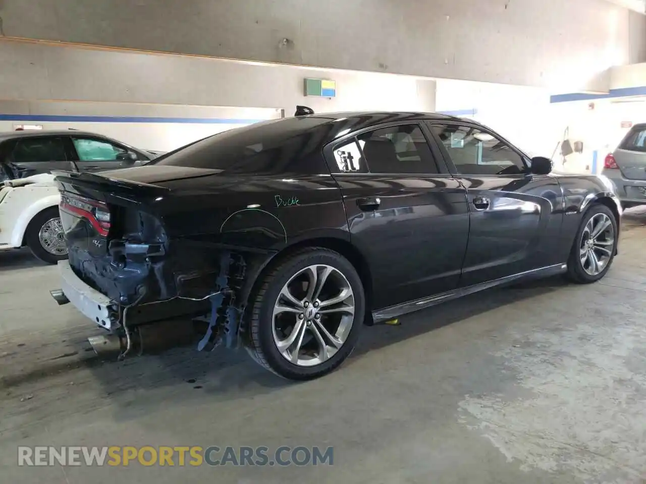 3 Photograph of a damaged car 2C3CDXCT9MH574182 DODGE CHARGER 2021