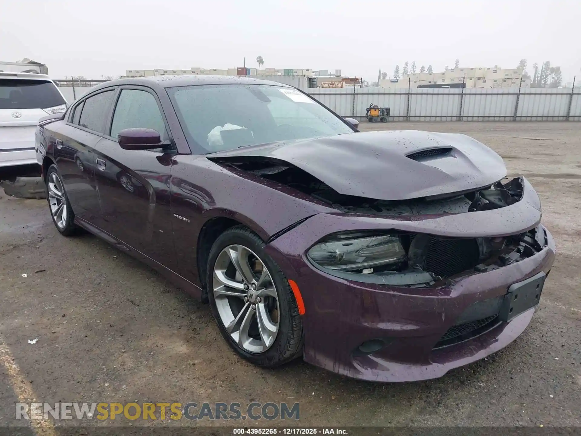1 Photograph of a damaged car 2C3CDXCT9MH575381 DODGE CHARGER 2021