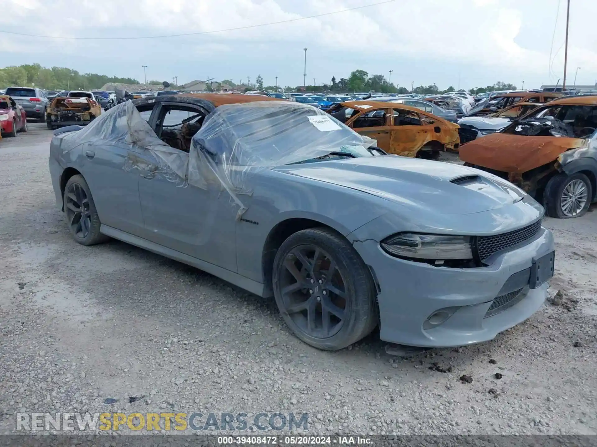 1 Photograph of a damaged car 2C3CDXCT9MH576479 DODGE CHARGER 2021