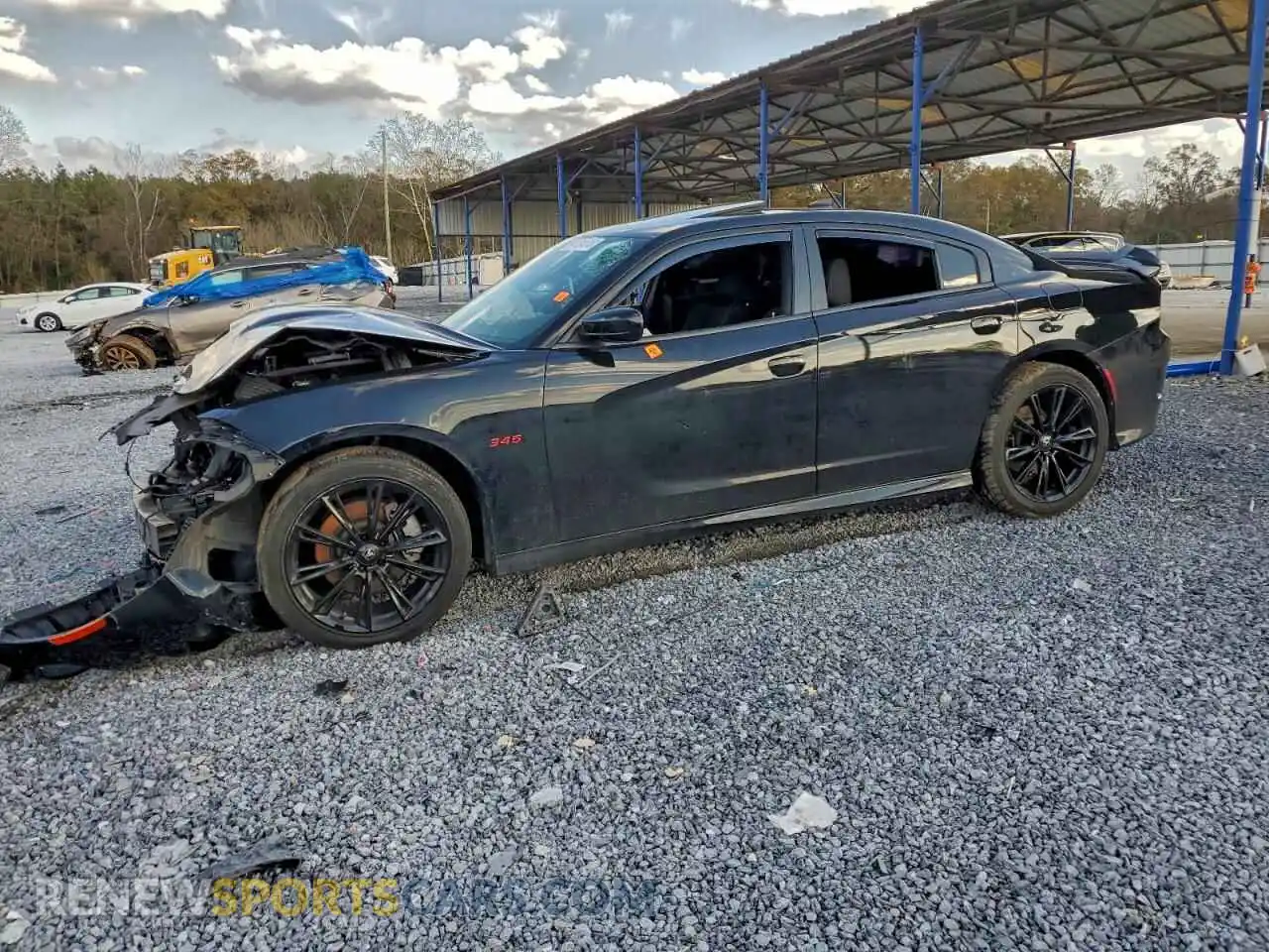 1 Photograph of a damaged car 2C3CDXCT9MH579267 DODGE CHARGER 2021