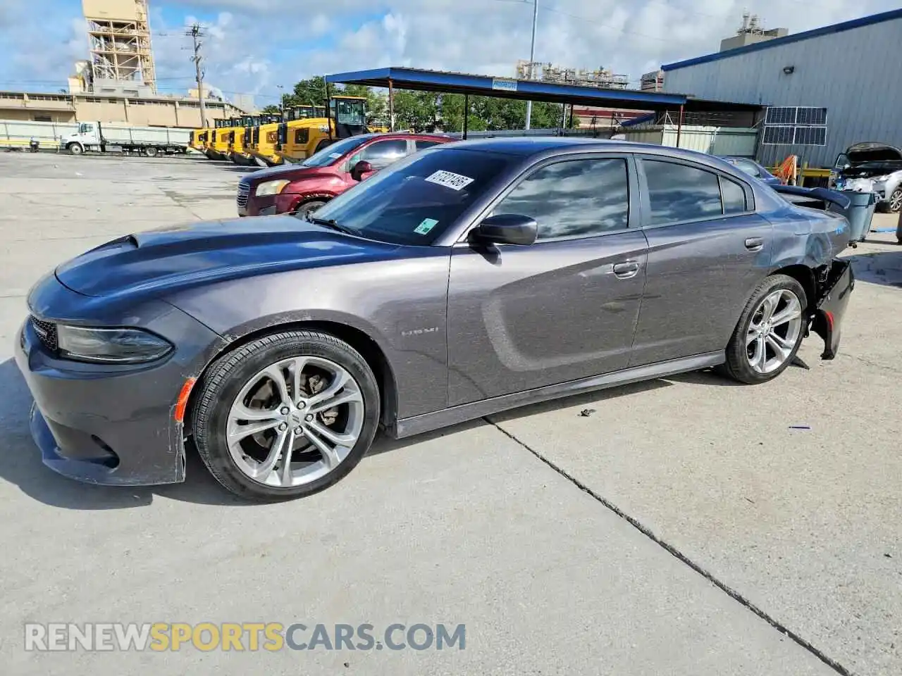 1 Photograph of a damaged car 2C3CDXCT9MH652914 DODGE CHARGER 2021