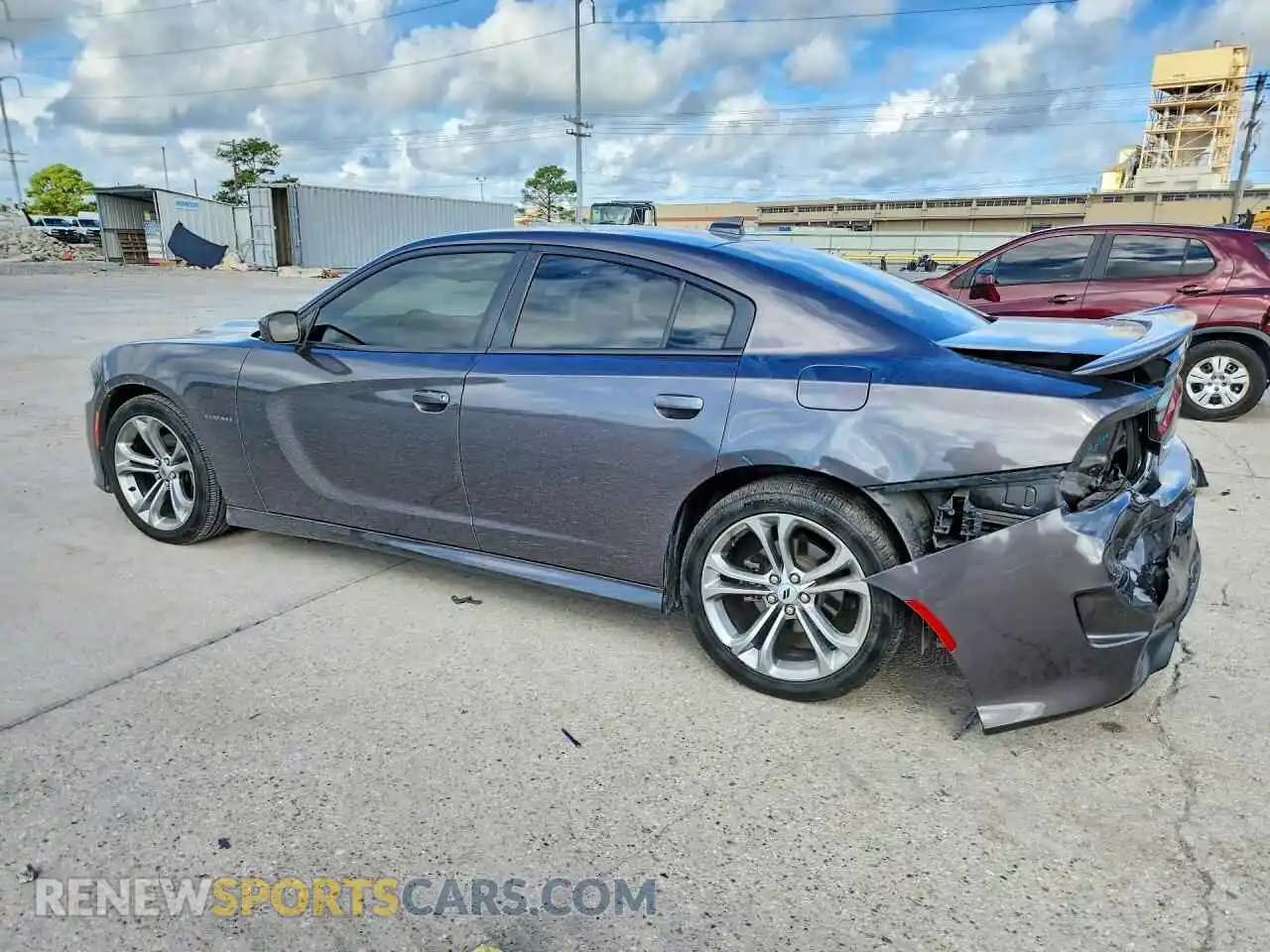 2 Photograph of a damaged car 2C3CDXCT9MH652914 DODGE CHARGER 2021