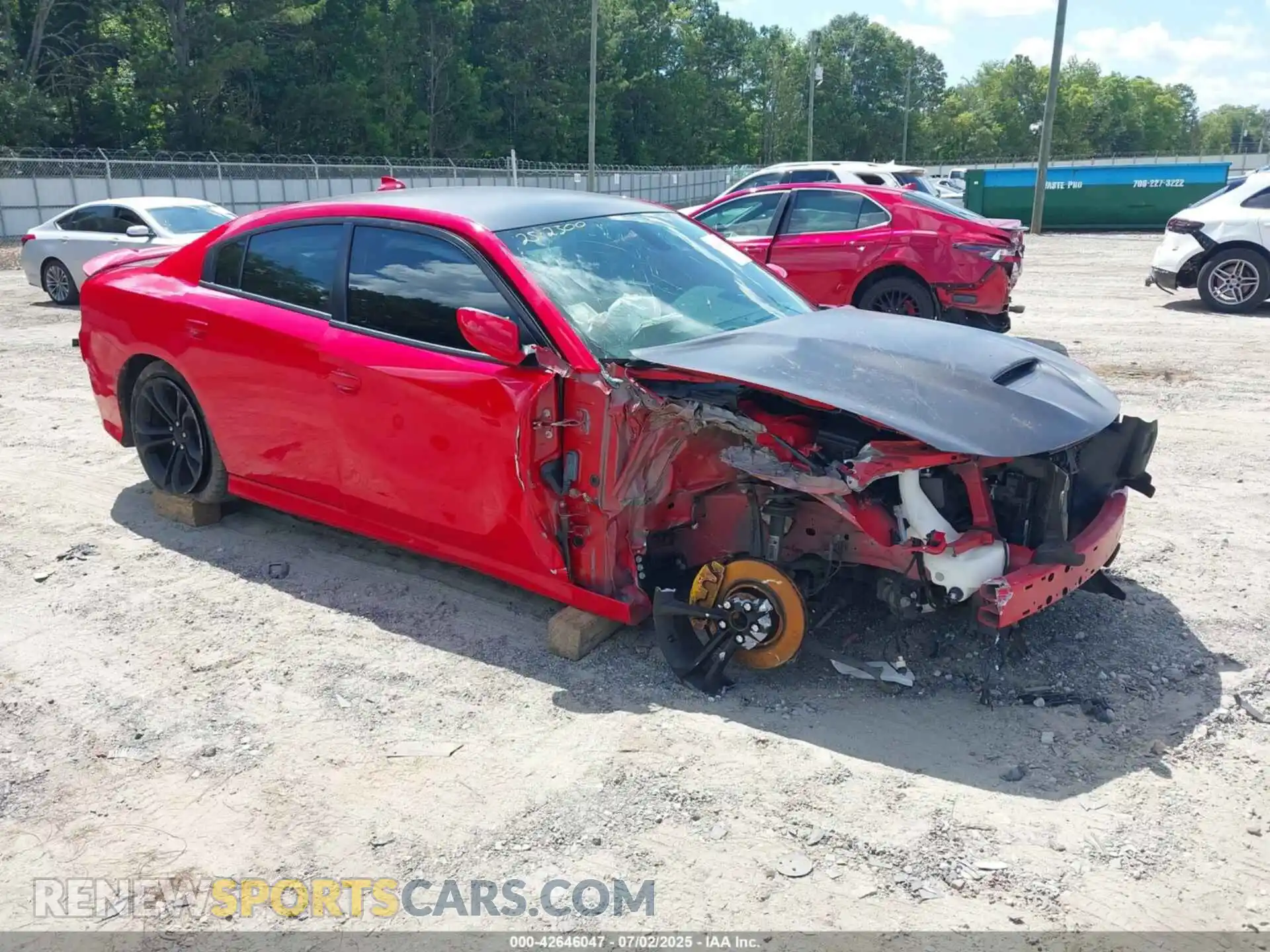 1 Photograph of a damaged car 2C3CDXCTXMH521894 DODGE CHARGER 2021