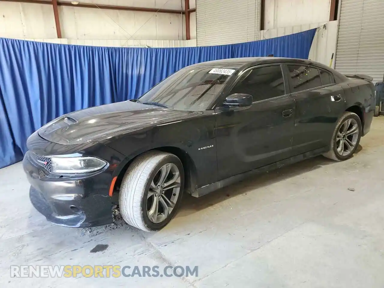 1 Photograph of a damaged car 2C3CDXCTXMH522057 DODGE CHARGER 2021
