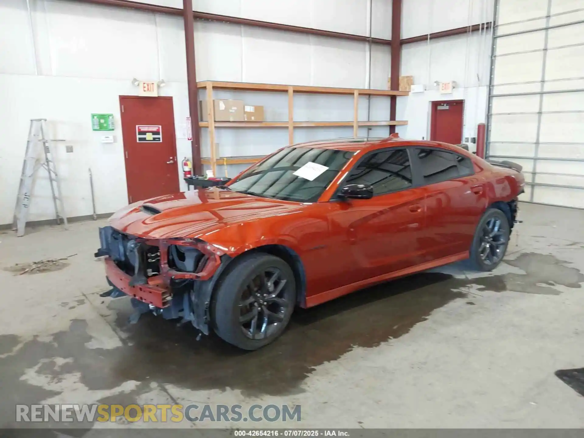 2 Photograph of a damaged car 2C3CDXCTXMH648175 DODGE CHARGER 2021