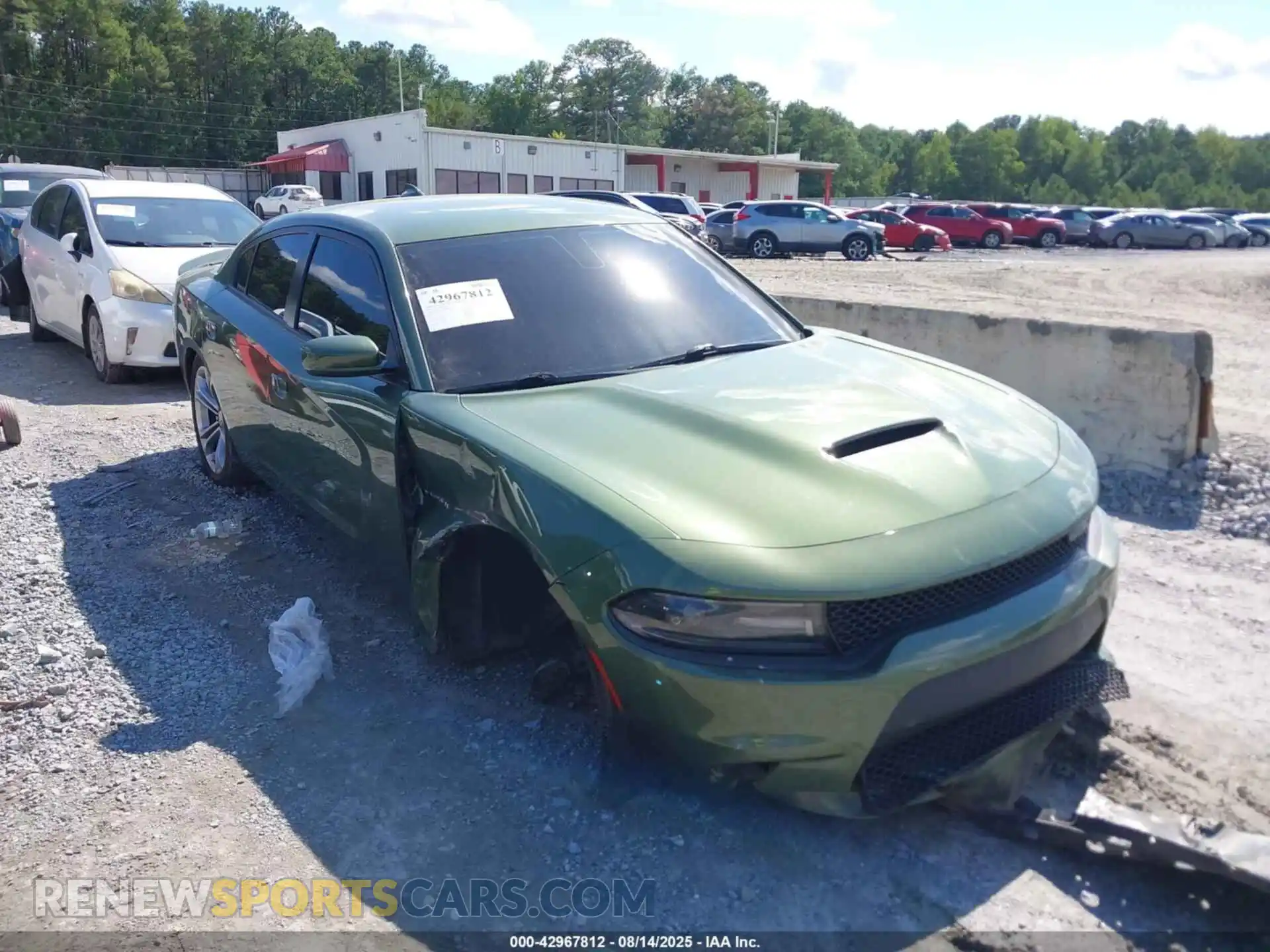 1 Photograph of a damaged car 2C3CDXCTXMH656230 DODGE CHARGER 2021