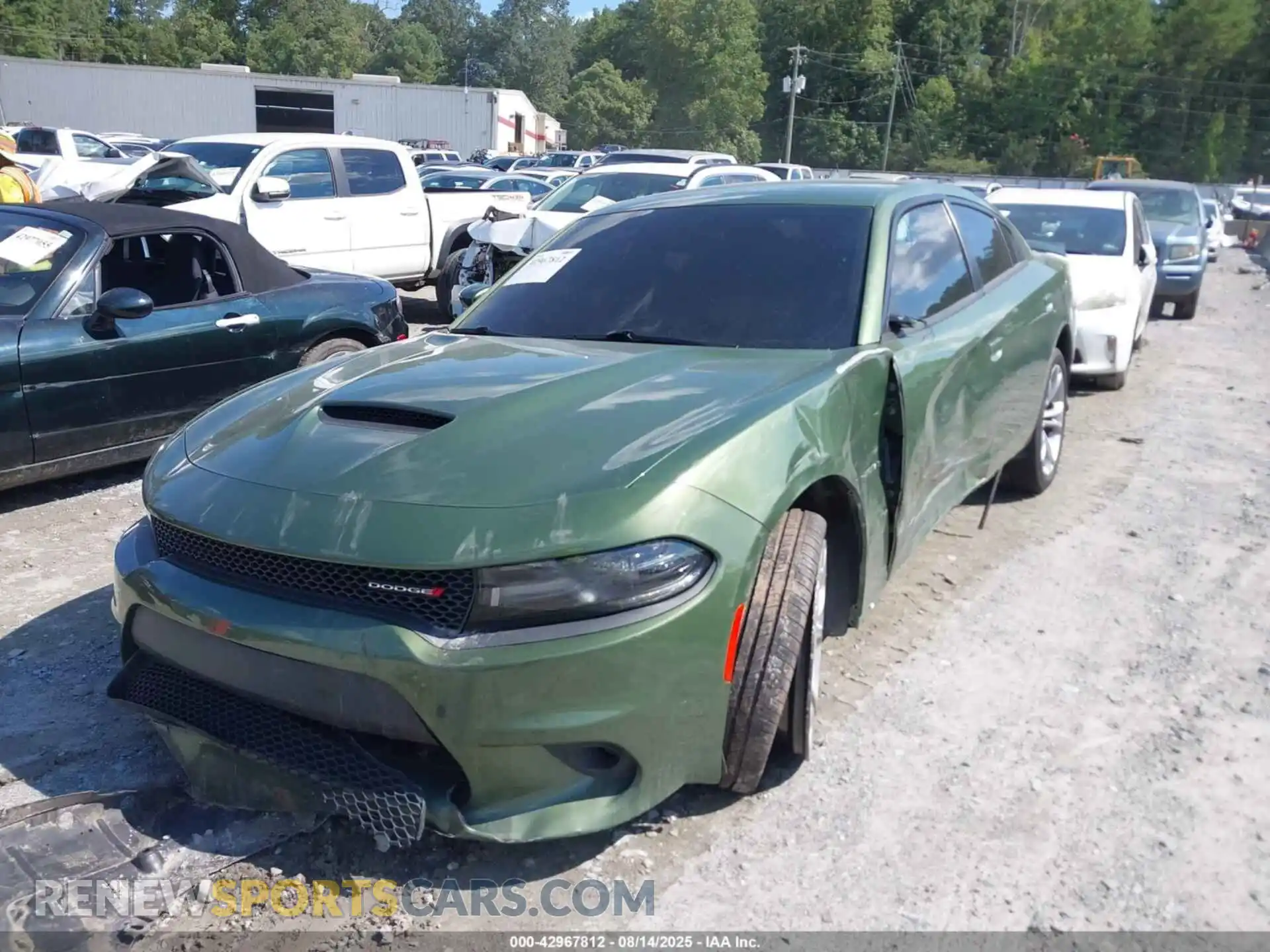 2 Photograph of a damaged car 2C3CDXCTXMH656230 DODGE CHARGER 2021