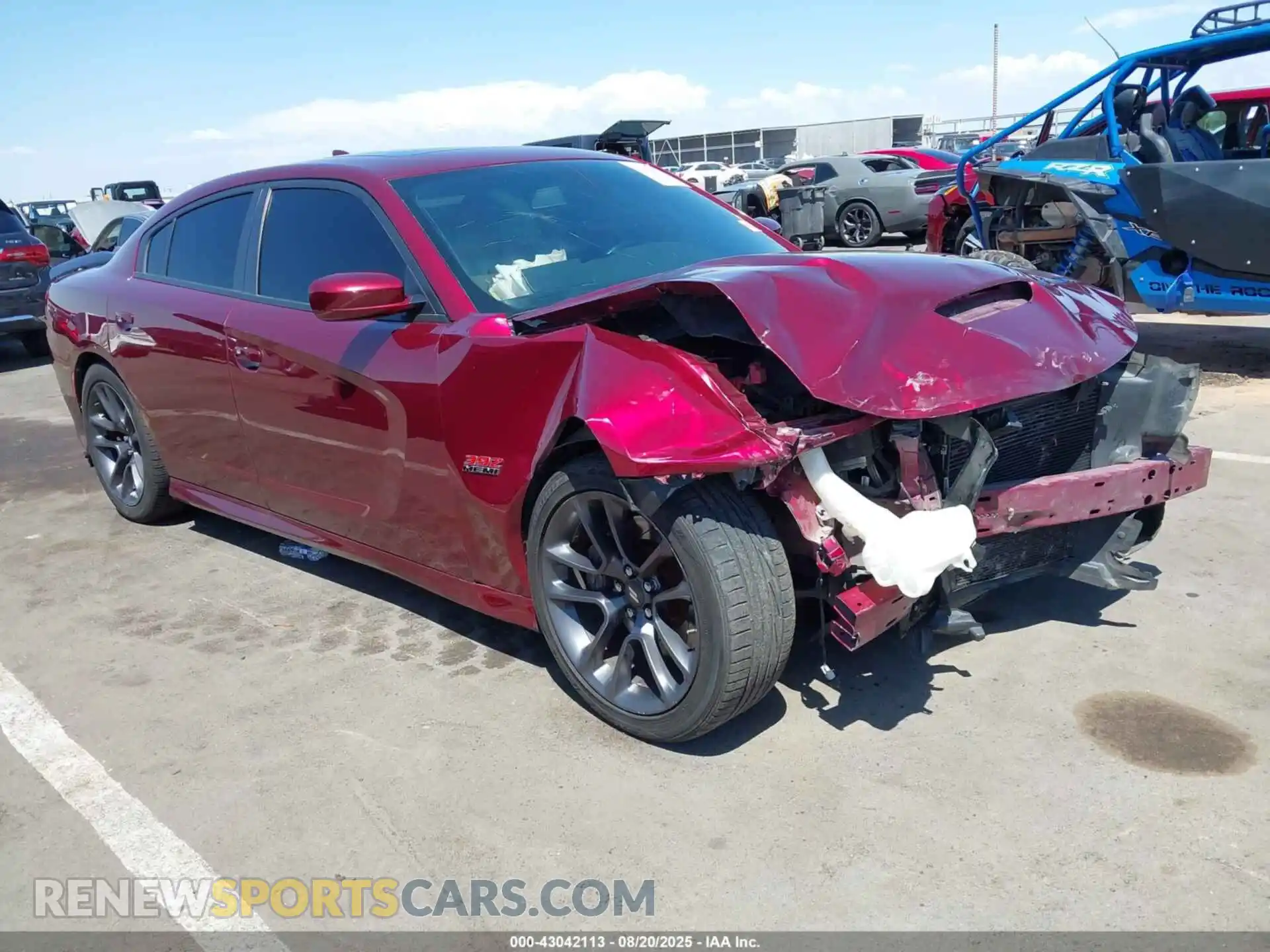 1 Photograph of a damaged car 2C3CDXGJ0MH508869 DODGE CHARGER 2021
