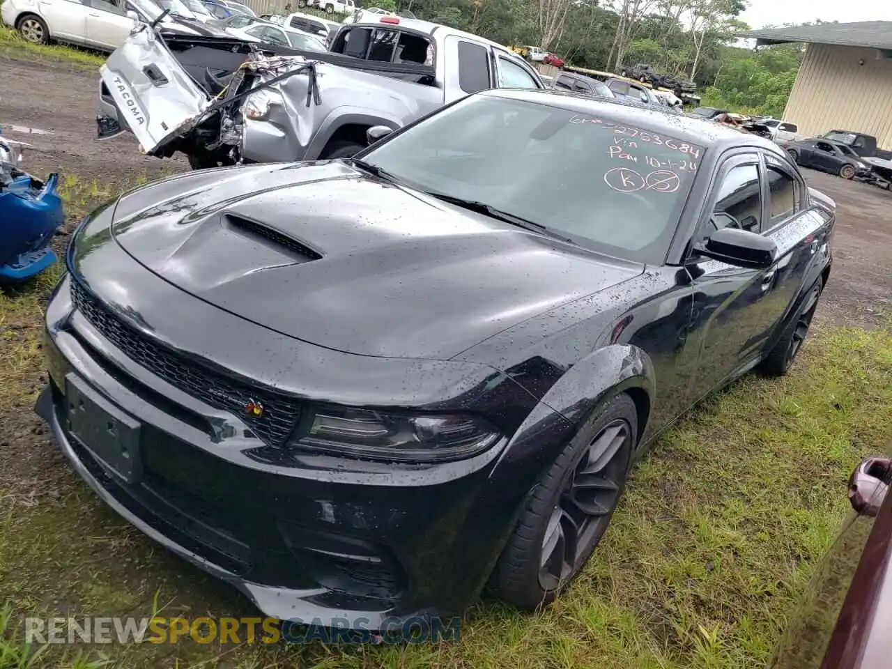 1 Photograph of a damaged car 2C3CDXGJ0MH602783 DODGE CHARGER 2021