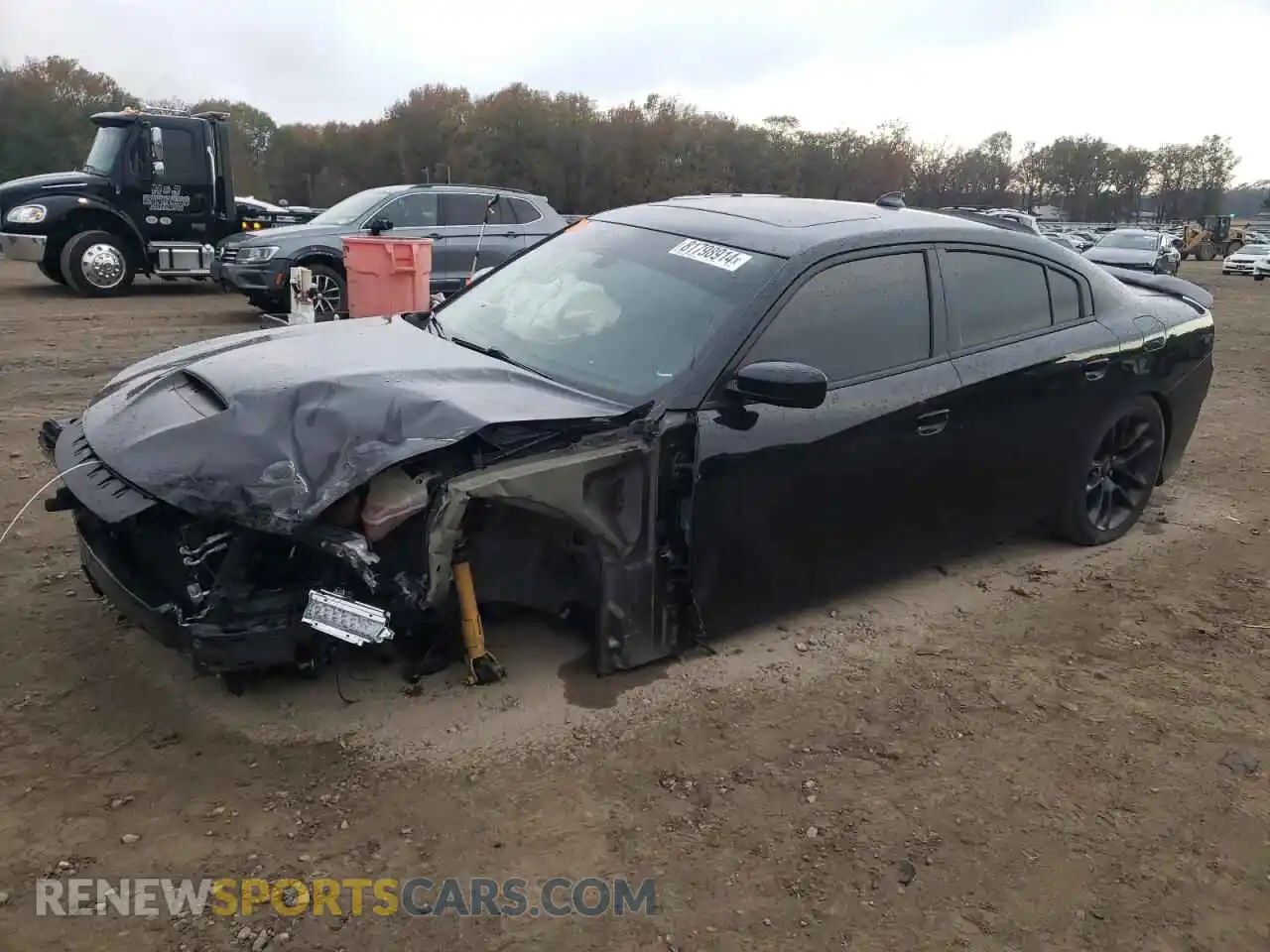 1 Photograph of a damaged car 2C3CDXGJ0MH623035 DODGE CHARGER 2021
