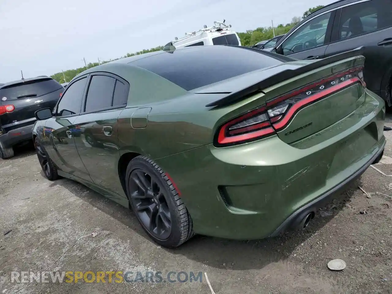 2 Photograph of a damaged car 2C3CDXGJ0MH663549 DODGE CHARGER 2021