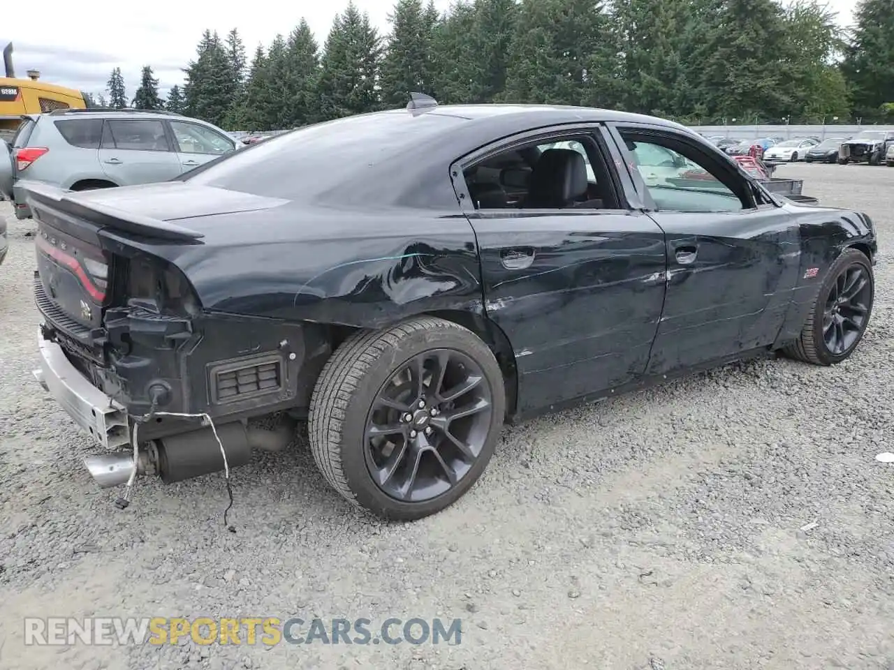 3 Photograph of a damaged car 2C3CDXGJ1MH555294 DODGE CHARGER 2021