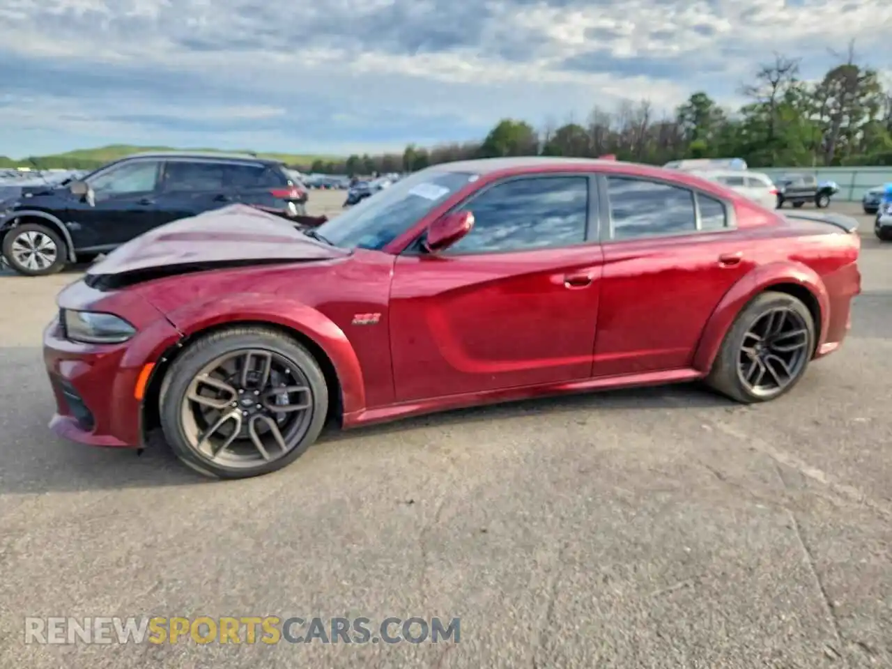 1 Photograph of a damaged car 2C3CDXGJ1MH580485 DODGE CHARGER 2021