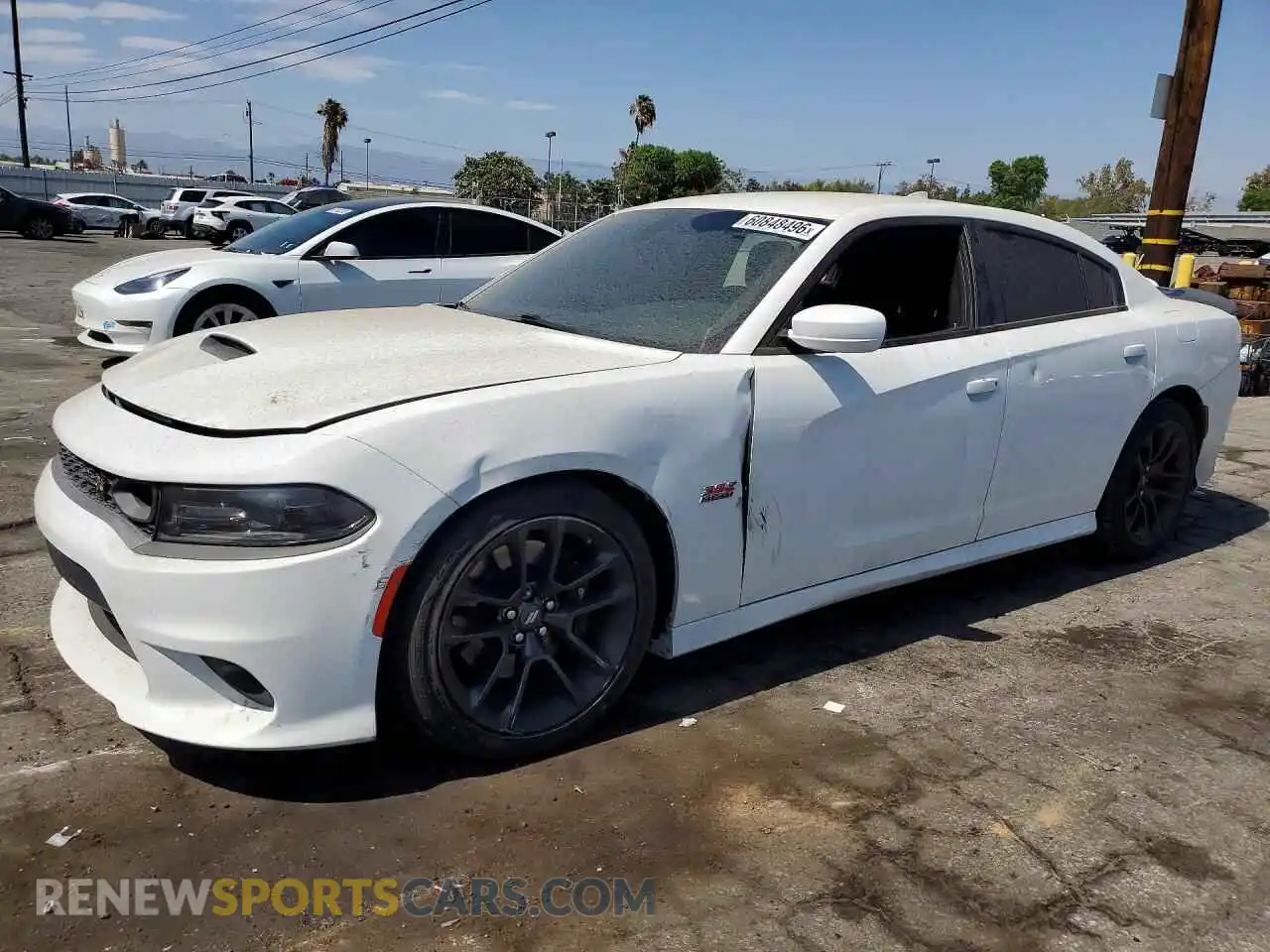 1 Photograph of a damaged car 2C3CDXGJ1MH667058 DODGE CHARGER 2021