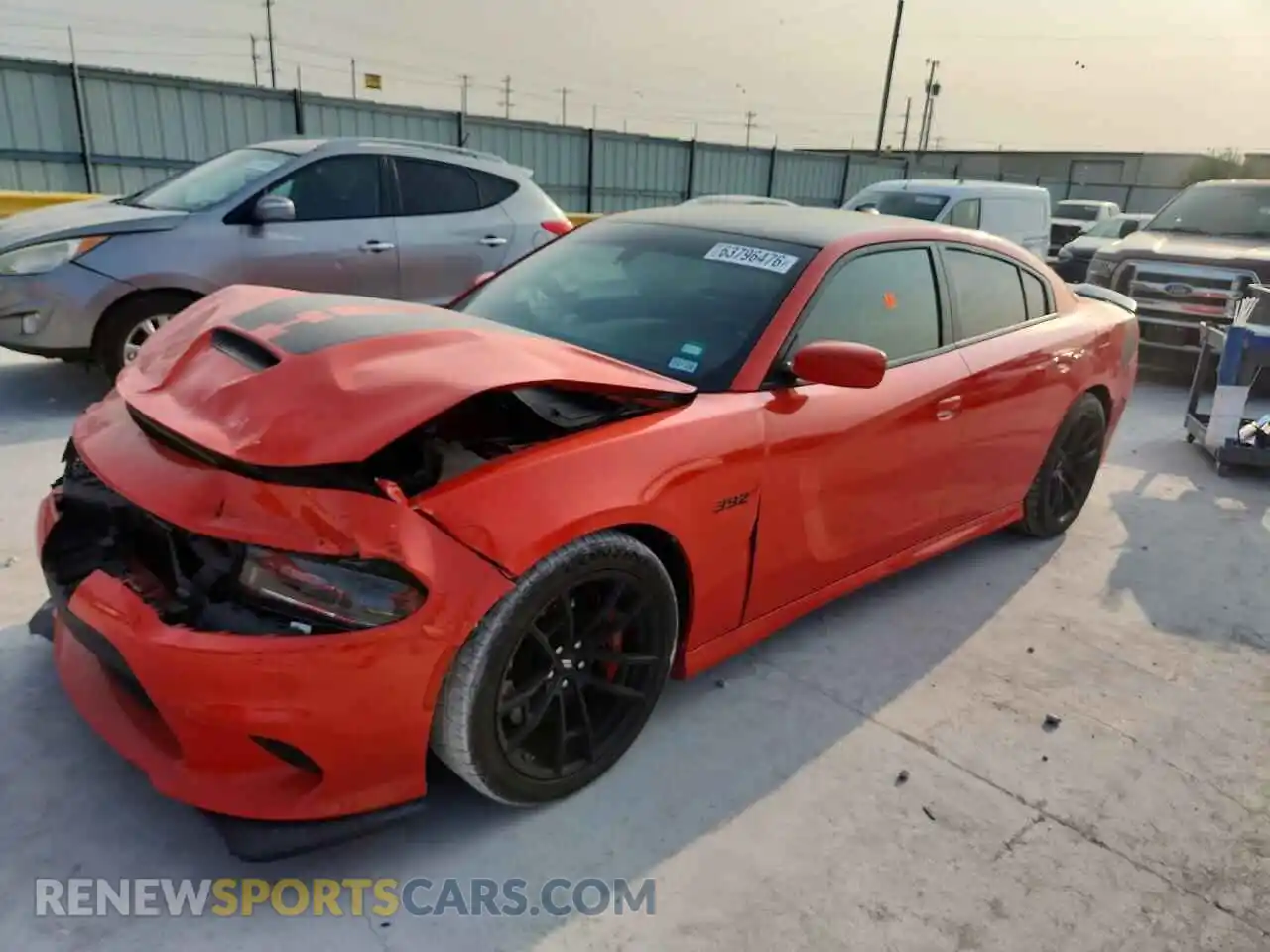 1 Photograph of a damaged car 2C3CDXGJ1MH678903 DODGE CHARGER 2021