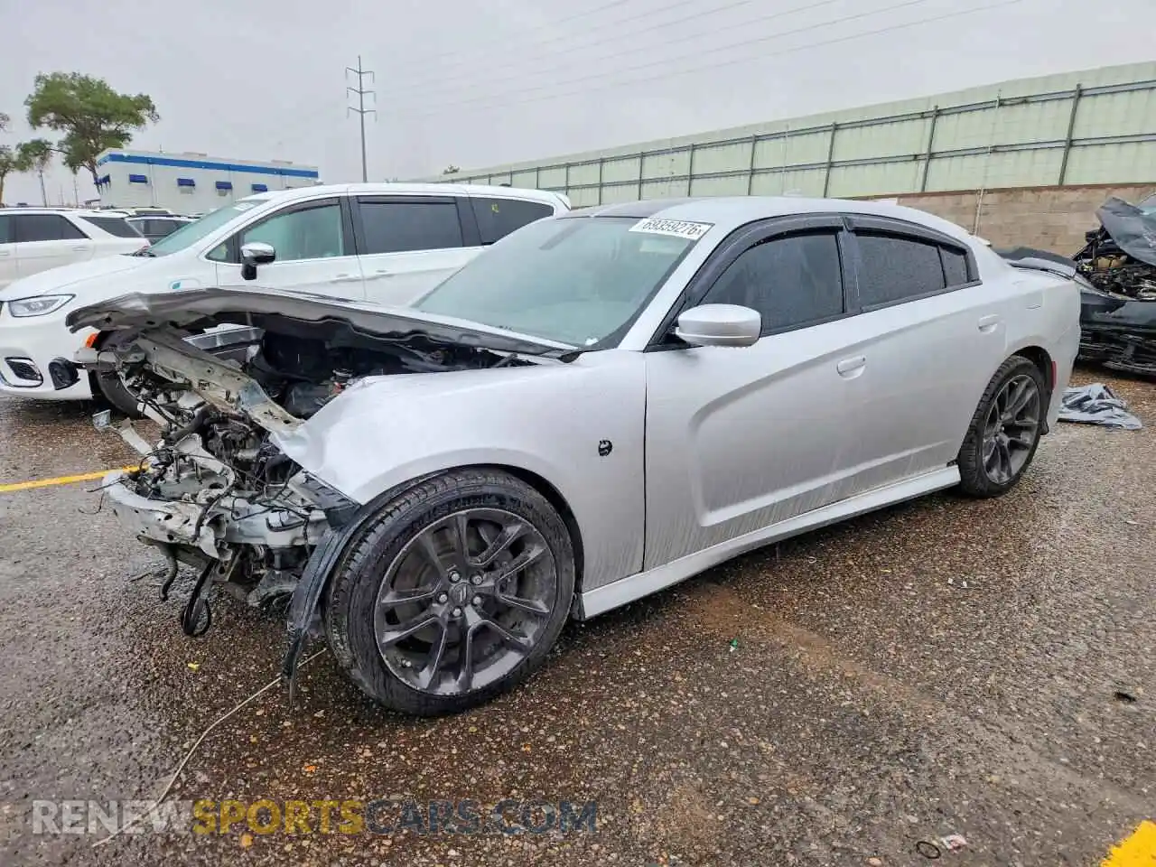 1 Photograph of a damaged car 2C3CDXGJ2MH511224 DODGE CHARGER 2021