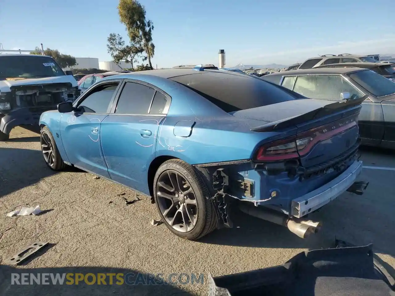 2 Photograph of a damaged car 2C3CDXGJ2MH518819 DODGE CHARGER 2021
