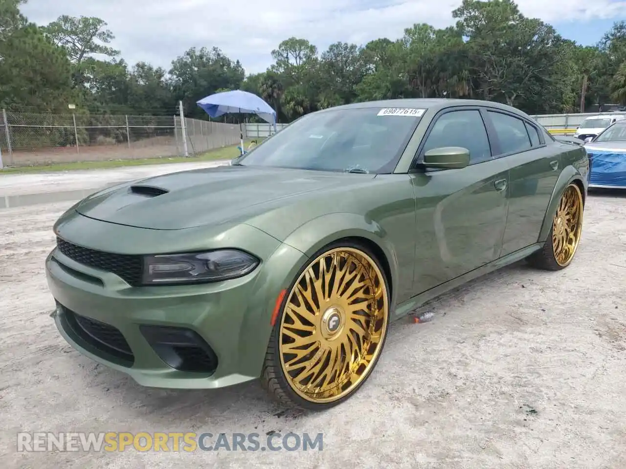 1 Photograph of a damaged car 2C3CDXGJ2MH561217 DODGE CHARGER 2021