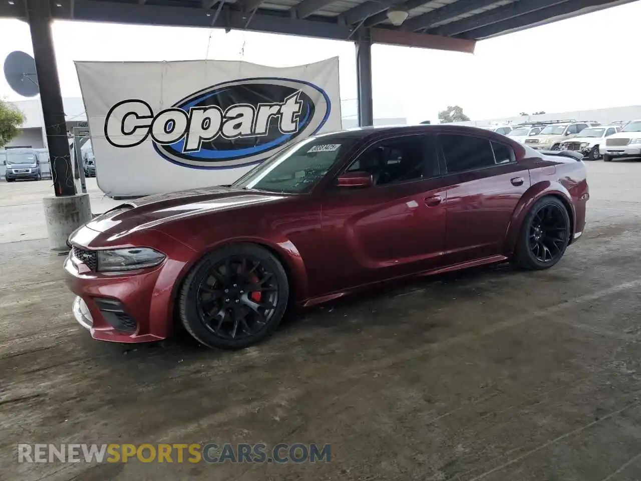 1 Photograph of a damaged car 2C3CDXGJ2MH584738 DODGE CHARGER 2021