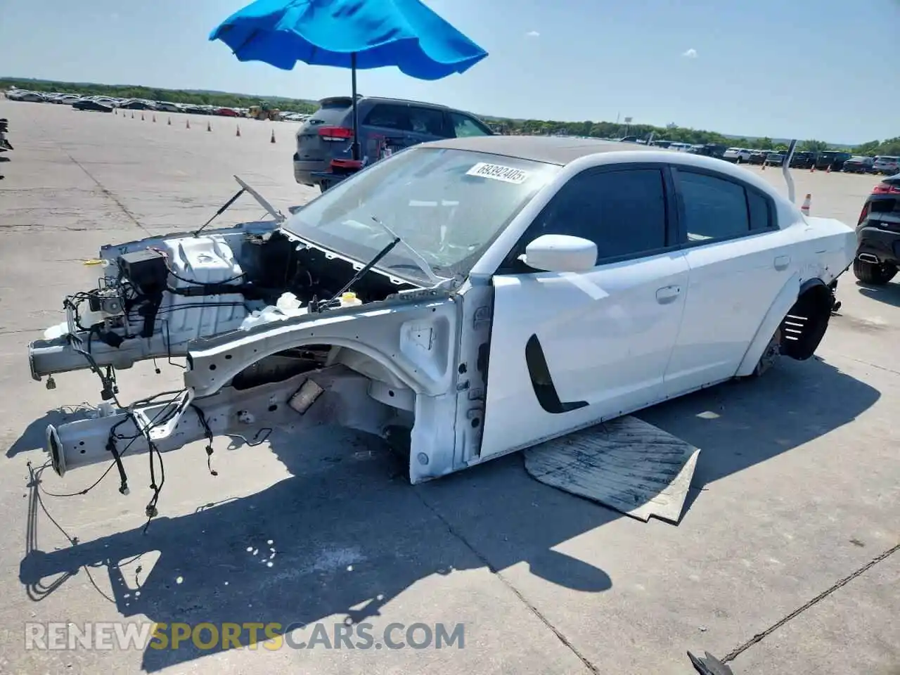 1 Photograph of a damaged car 2C3CDXGJ2MH589633 DODGE CHARGER 2021