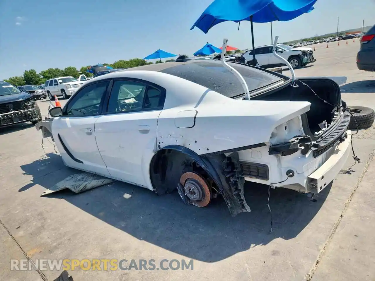 2 Photograph of a damaged car 2C3CDXGJ2MH589633 DODGE CHARGER 2021